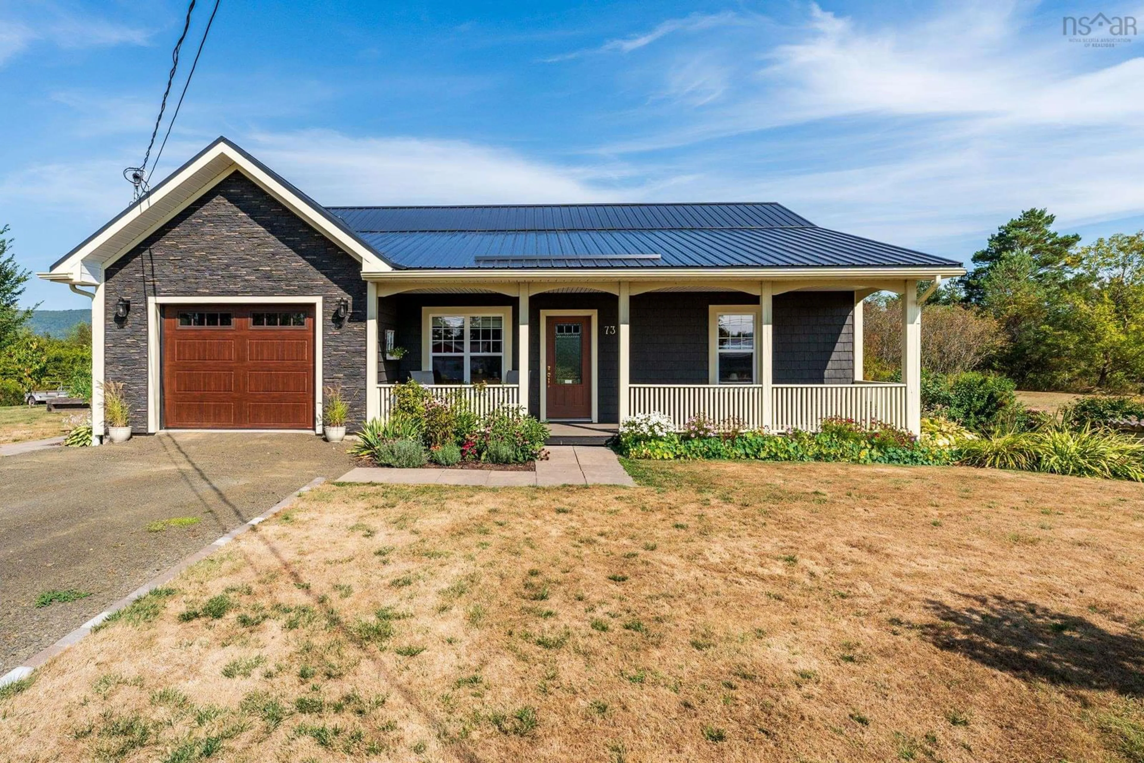Home with brick exterior material, street for 73 Granville St, Bridgetown Nova Scotia B0S 1C0