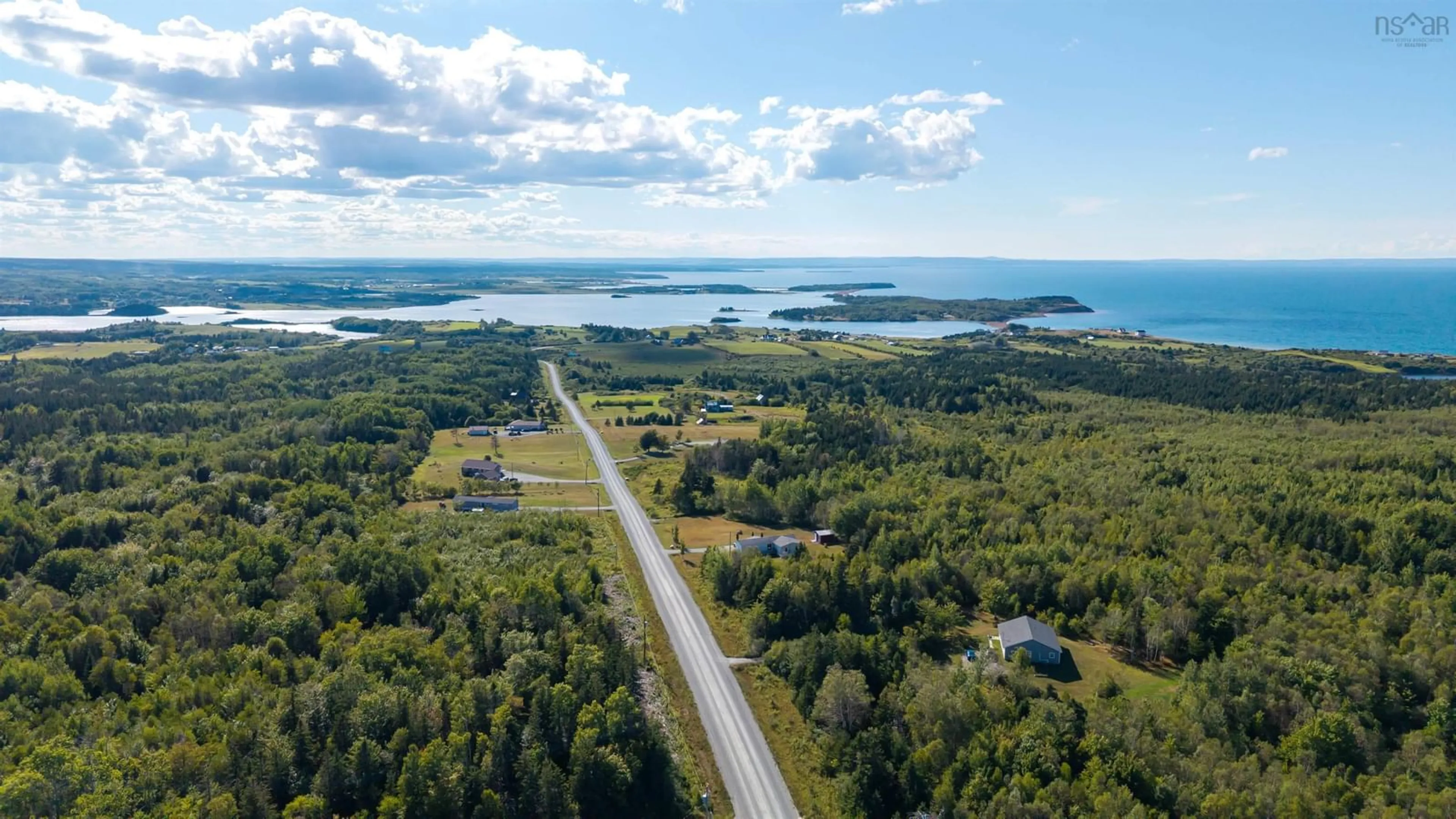 A pic from outside/outdoor area/front of a property/back of a property/a pic from drone, water/lake/river/ocean view for 276 Linwood Harbour Rd, East Tracadie Nova Scotia B0H 1P0