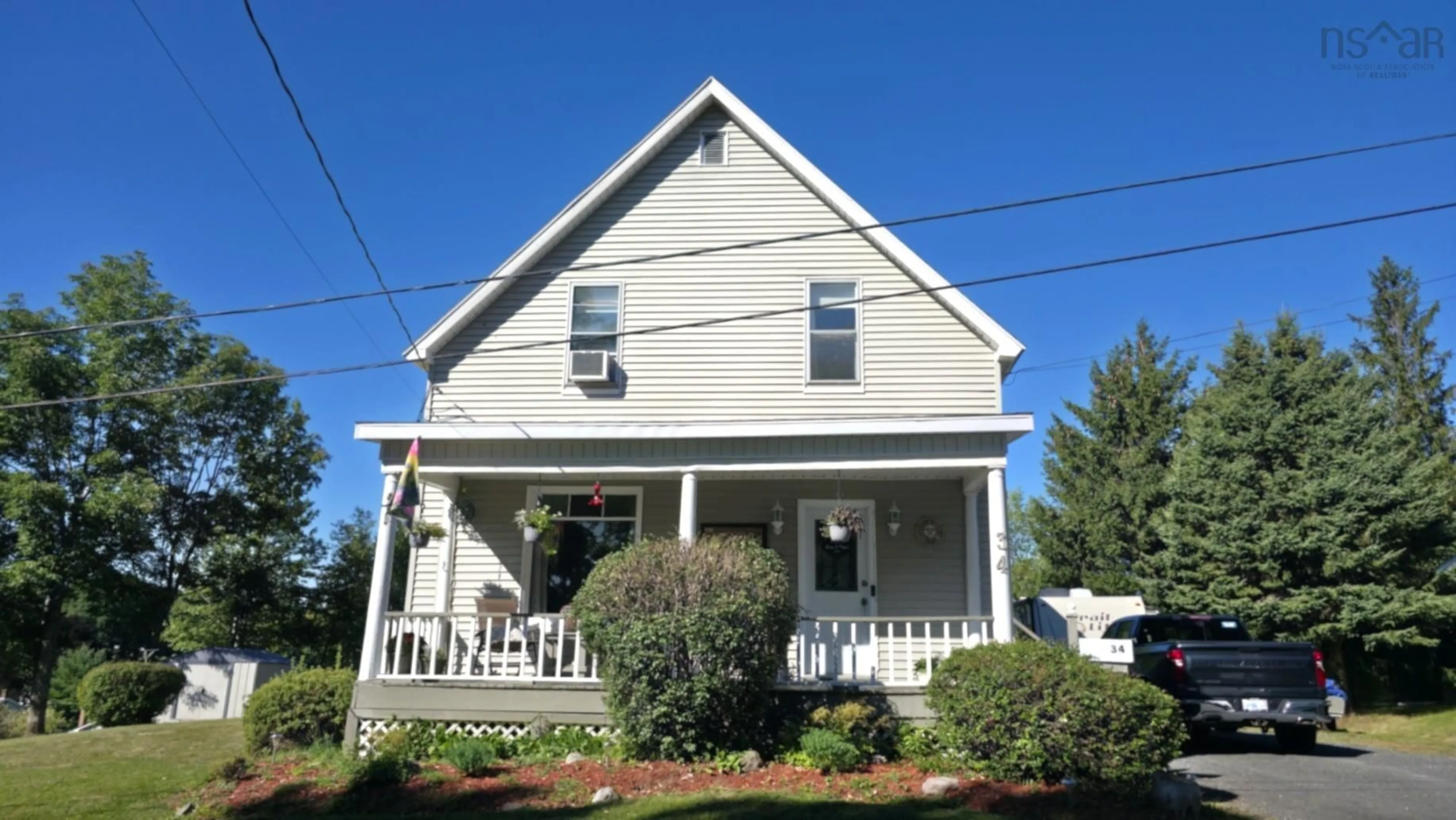 Home with vinyl exterior material, street for 34 Duke St, New Glasgow Nova Scotia B2H 1R1