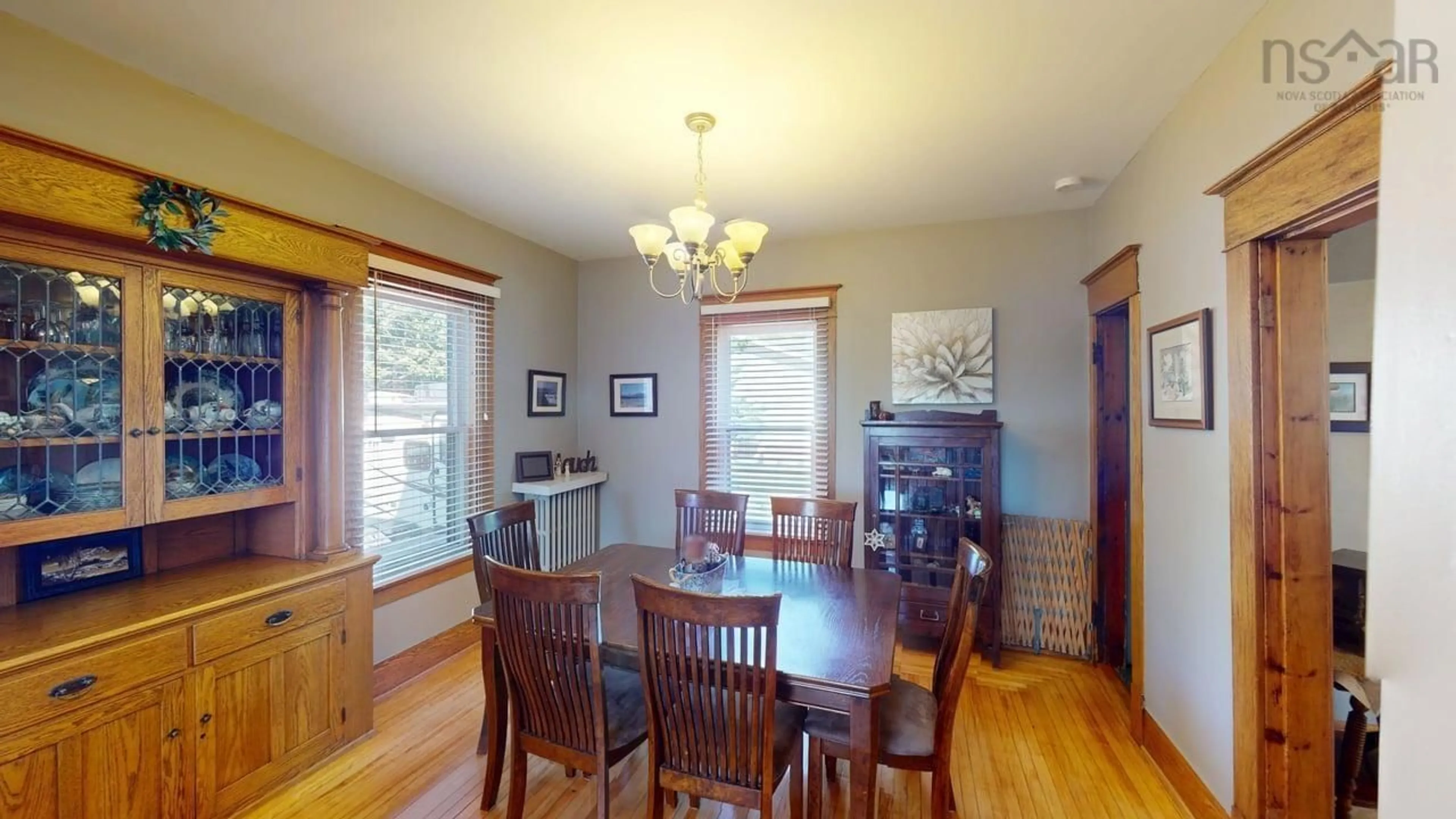 Dining room, wood/laminate floor for 34 Duke St, New Glasgow Nova Scotia B2H 1R1