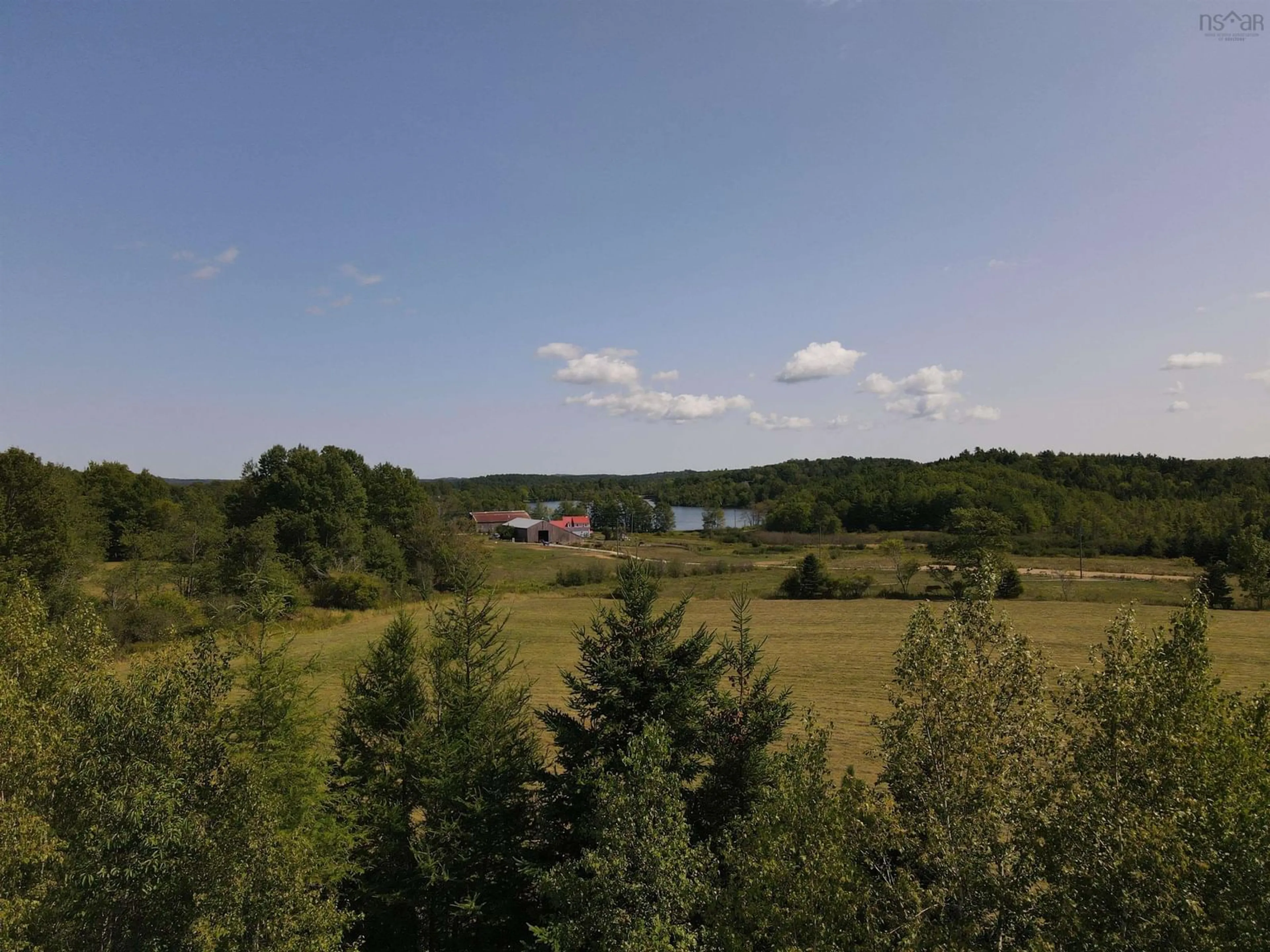 A pic from outside/outdoor area/front of a property/back of a property/a pic from drone, forest/trees view for 1017 Feeners Corner Rd, Upper Northfield Nova Scotia B4V 5A6