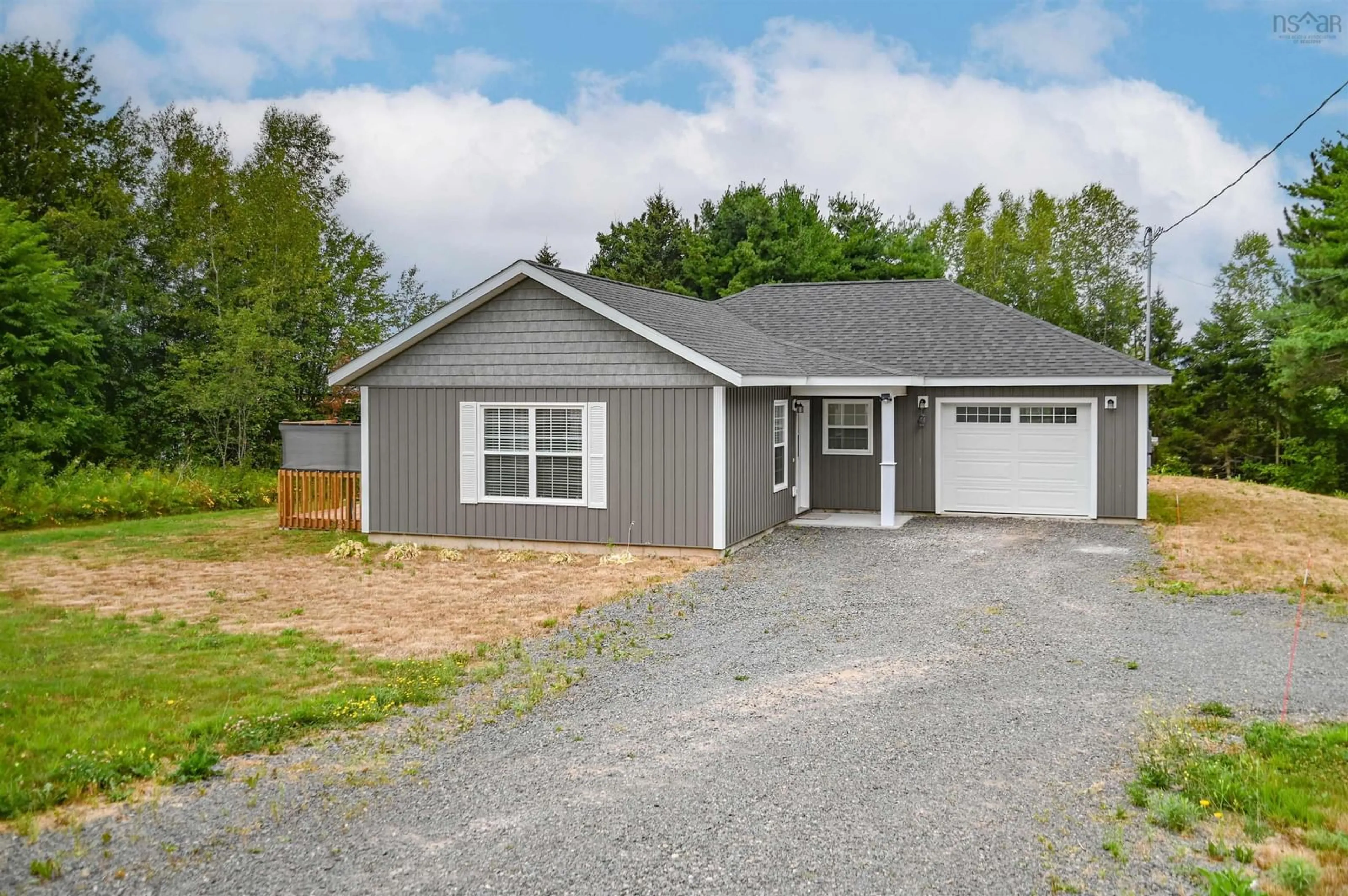 Home with vinyl exterior material, street for 35 Blomidon View Dr, Port Williams Nova Scotia B0P 1T0