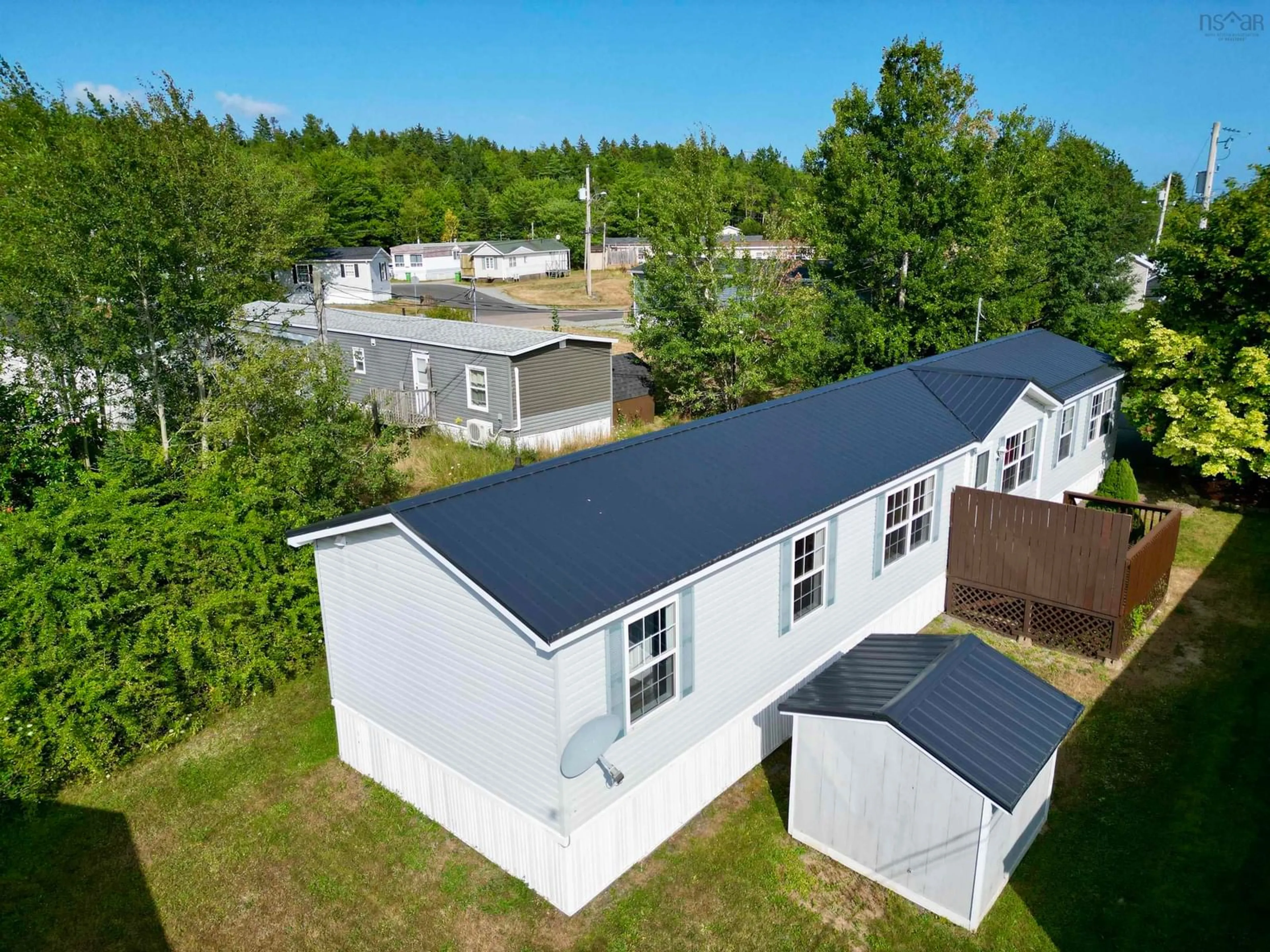 A pic from outside/outdoor area/front of a property/back of a property/a pic from drone, building for 19 Stephens Court, Port Hawkesbury Nova Scotia B9A 3N5