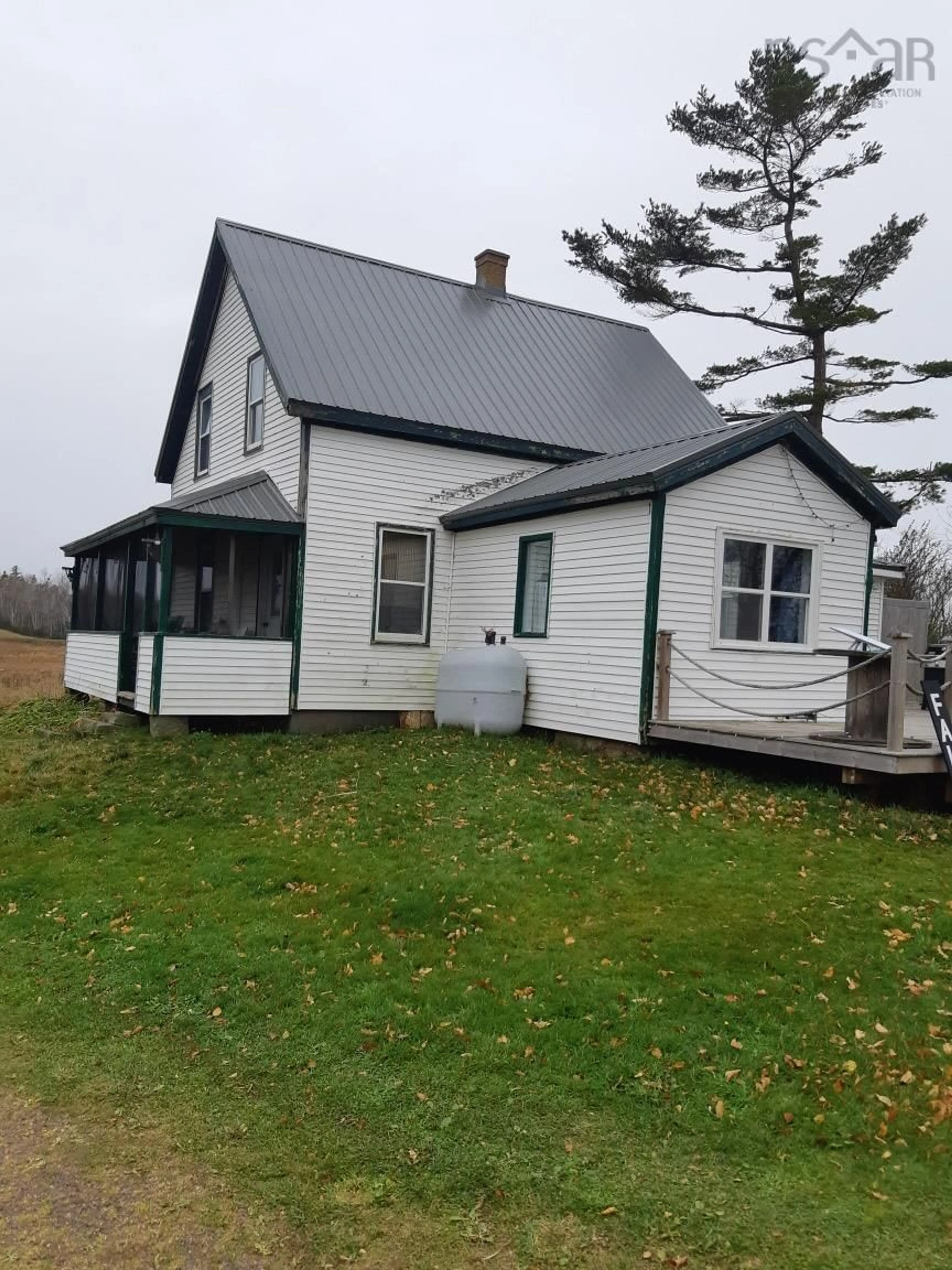 A pic from outside/outdoor area/front of a property/back of a property/a pic from drone, building for 43 Eds Lane, Caribou River Nova Scotia B0K 1H0