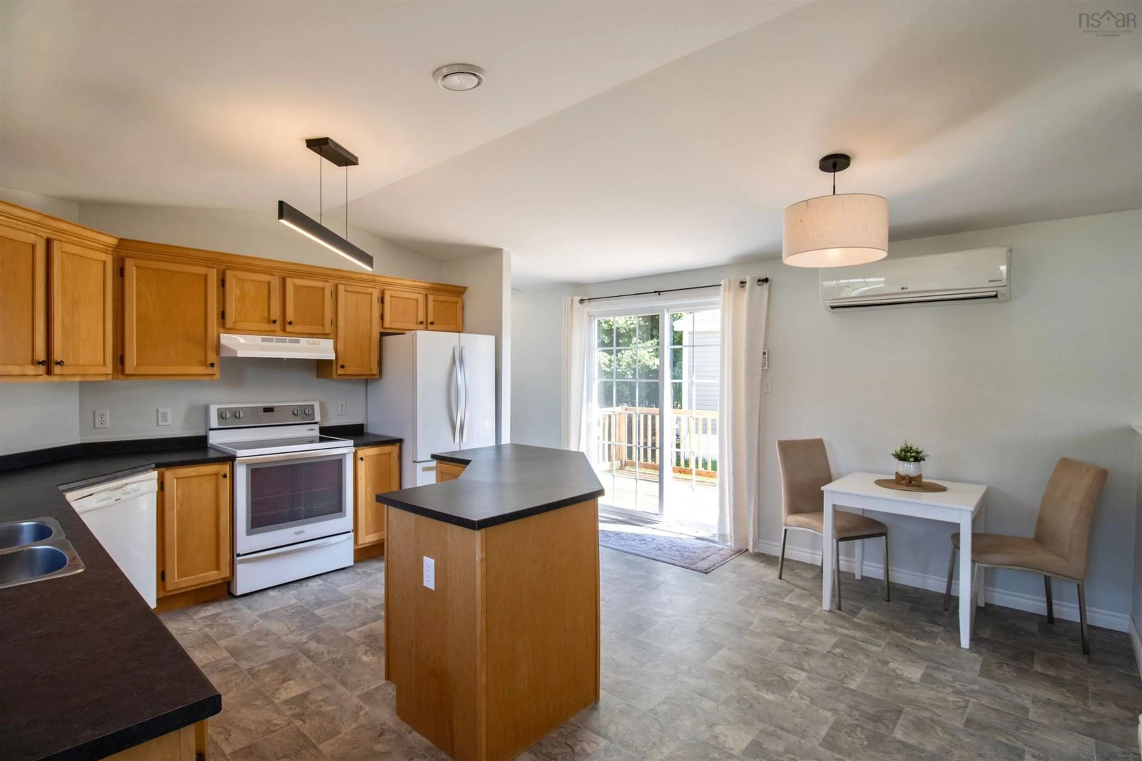 Open concept kitchen, ceramic/tile floor for 24 Bridgeview Dr, Murray Siding Nova Scotia B6L 3B5