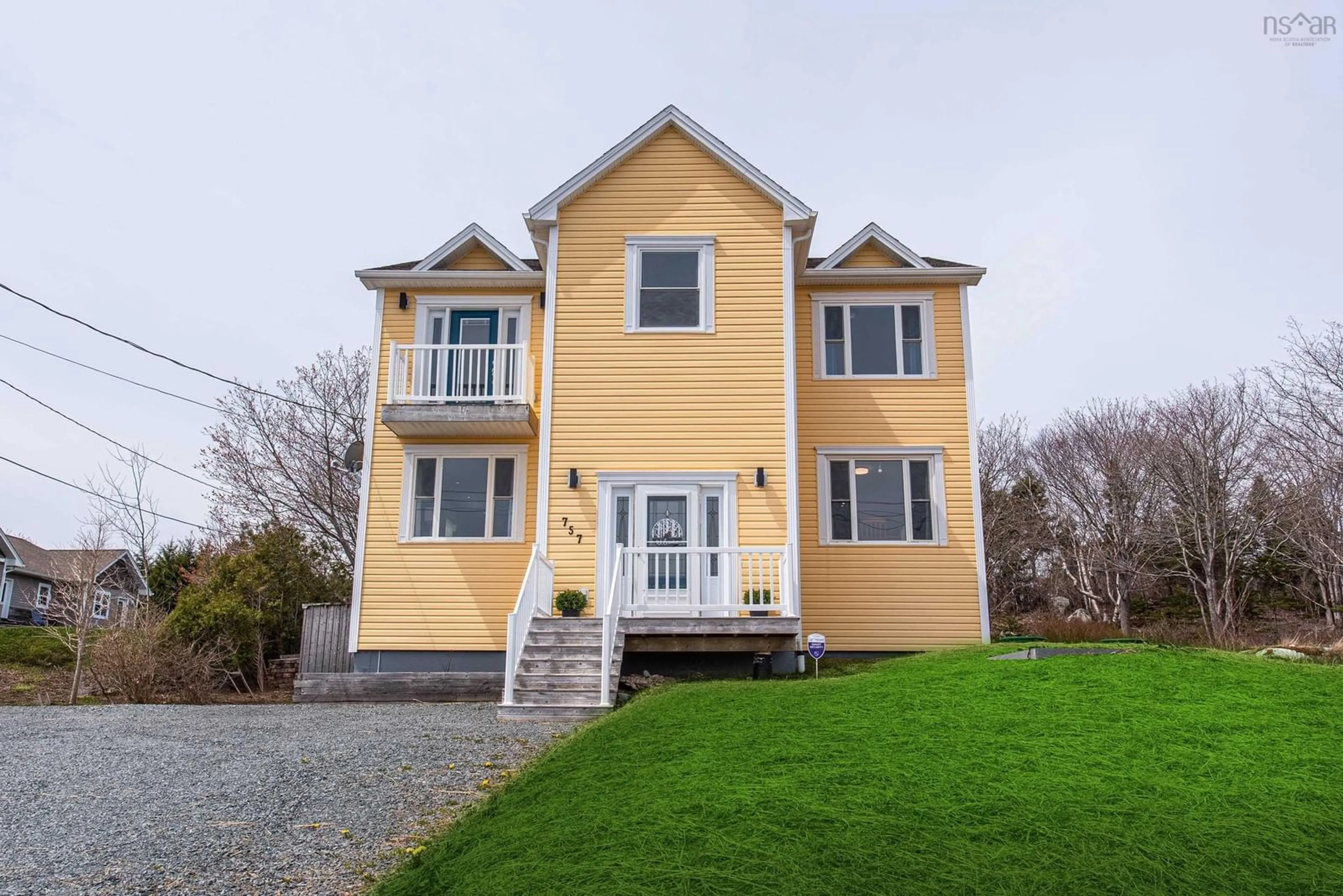 Home with vinyl exterior material, building for 757 Ketch Harbour Rd, Portuguese Cove Nova Scotia B3V 1K2