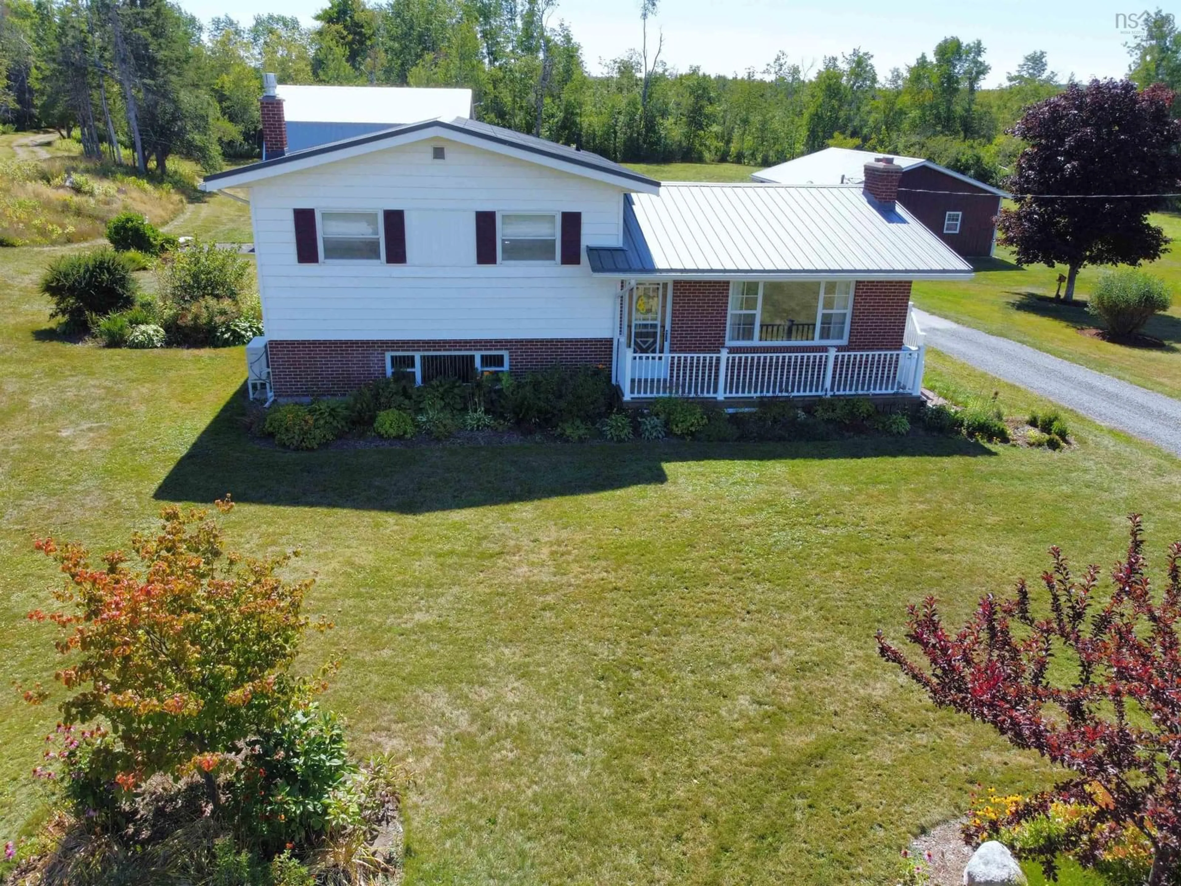 A pic from outside/outdoor area/front of a property/back of a property/a pic from drone, unknown for 512 Stillman Rd, Six Mile Brook Nova Scotia B0K 1P0
