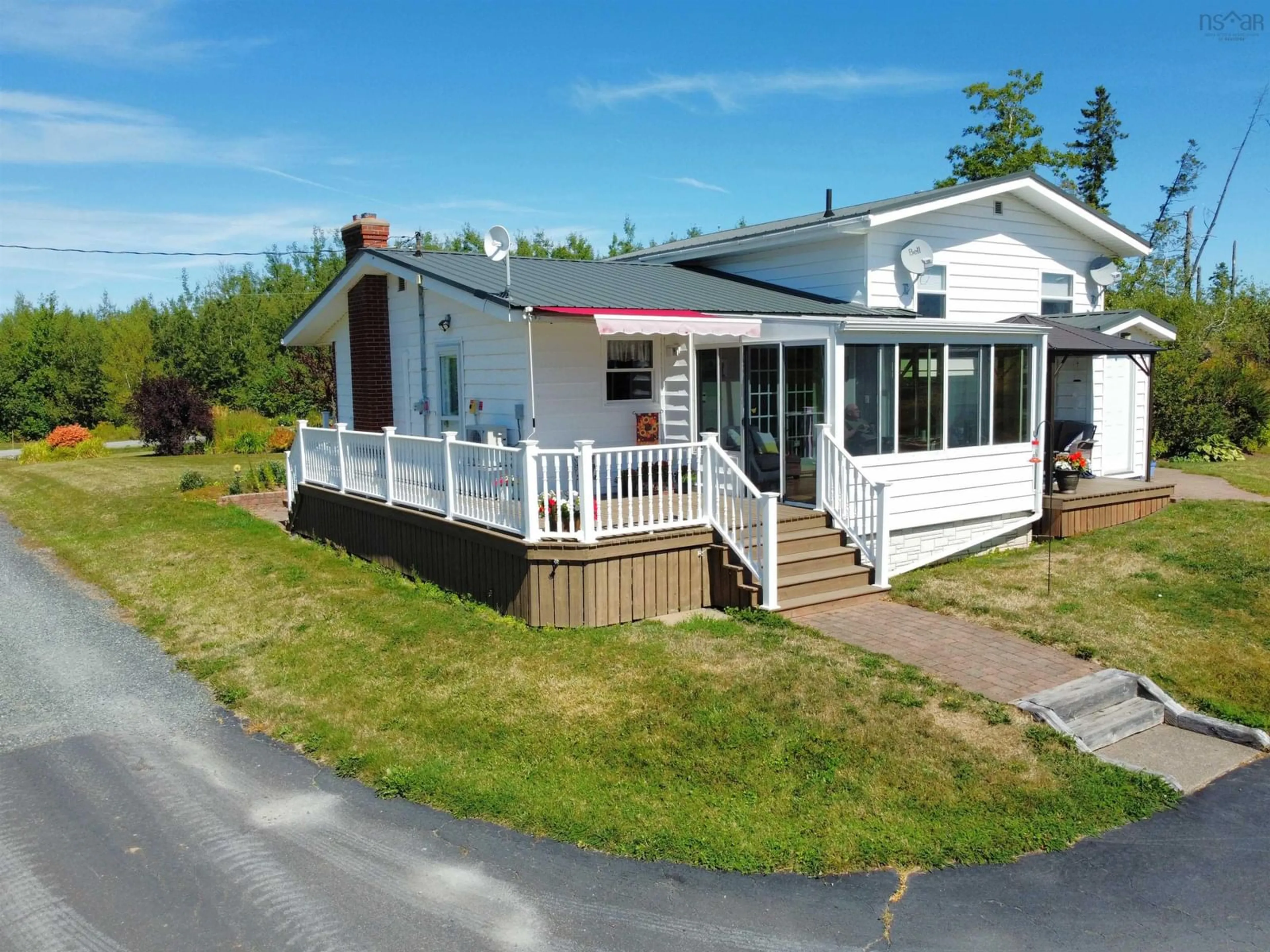A pic from outside/outdoor area/front of a property/back of a property/a pic from drone, unknown for 512 Stillman Rd, Six Mile Brook Nova Scotia B0K 1P0