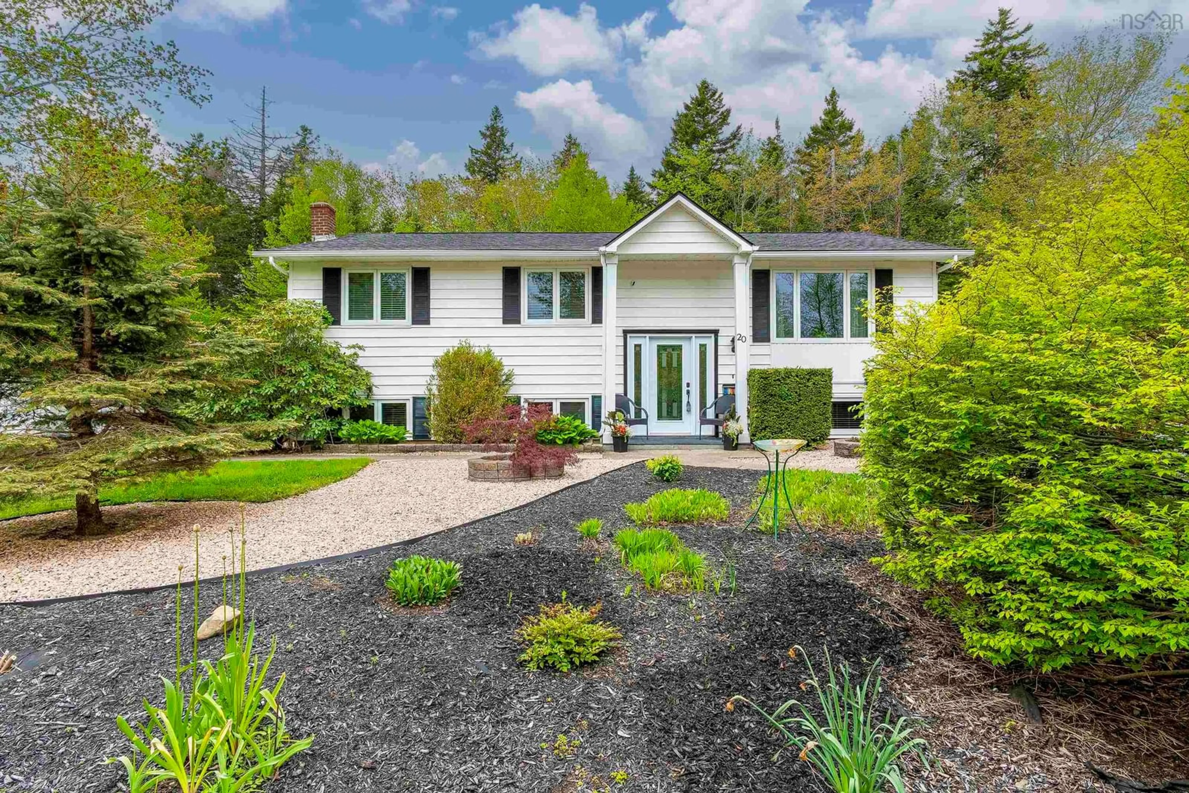 Home with vinyl exterior material, street for 20 Kipawa Cres, Hammonds Plains Nova Scotia B4B 1N2