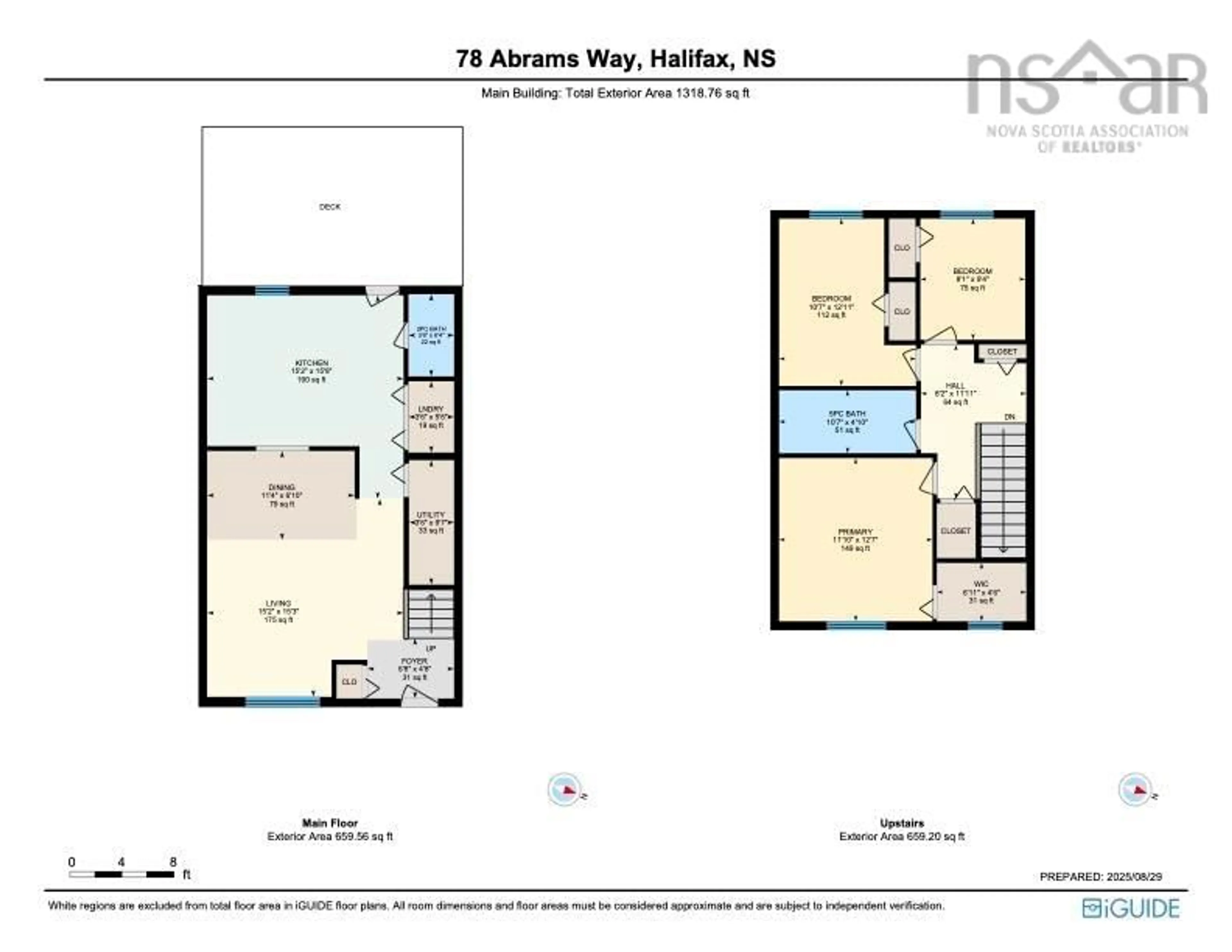 Floor plan for 78 Abrams Way, Halifax Nova Scotia B3P 2S1