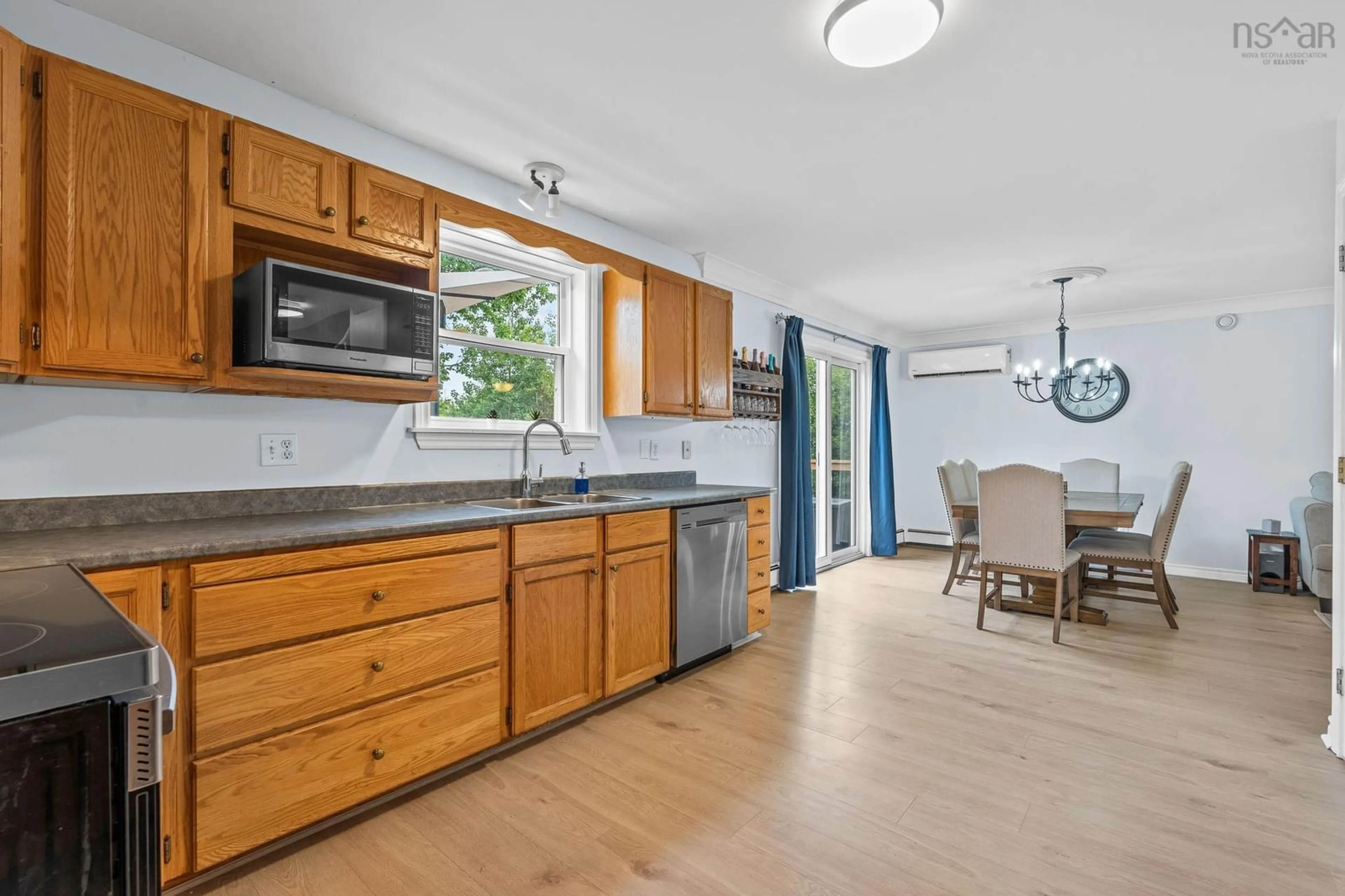 Open concept kitchen, ceramic/tile floor for 59 O'connell Dr, Porters Lake Nova Scotia B3E 1N7