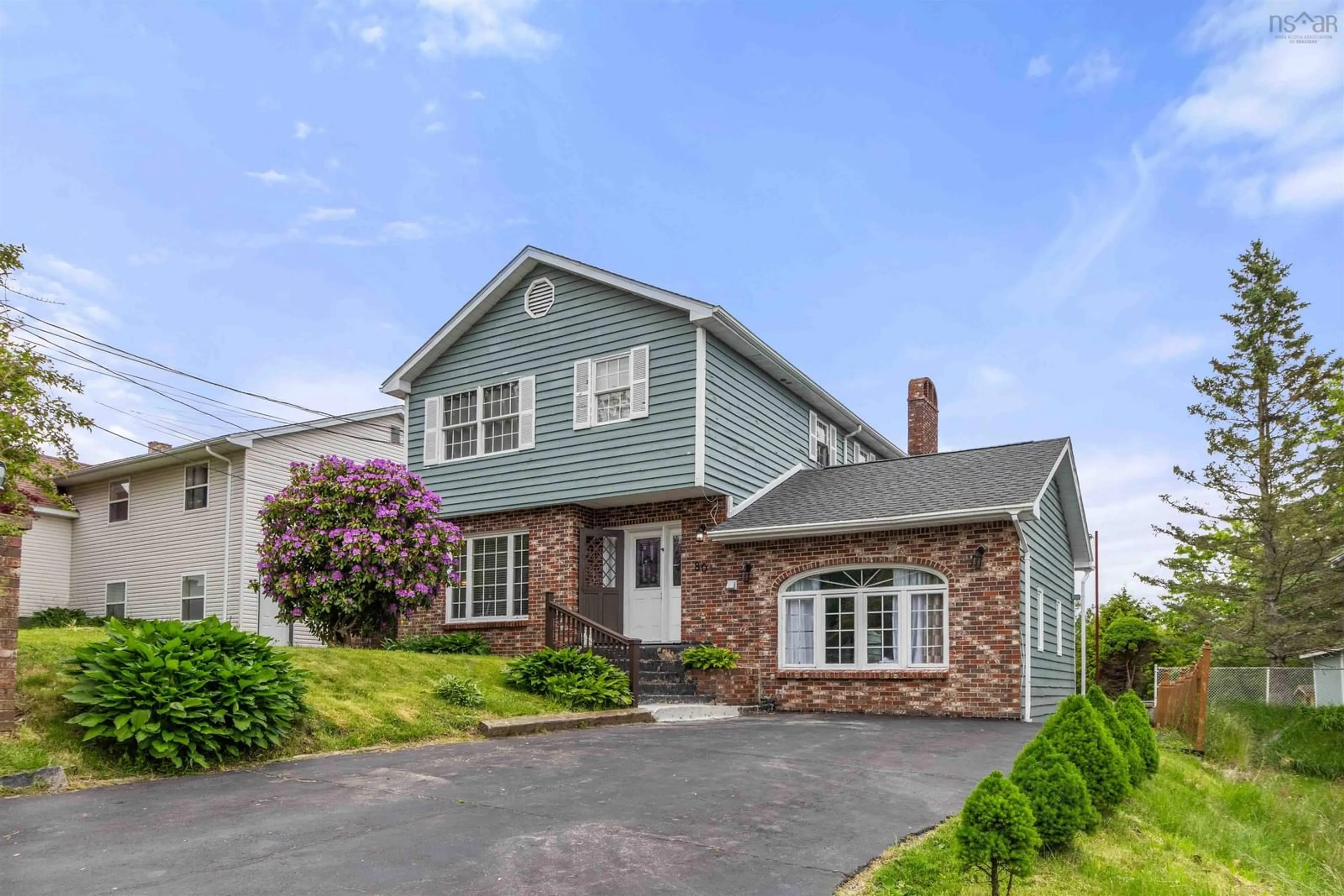 Home with vinyl exterior material, street for 801 Old Sackville Rd, Lower Sackville Nova Scotia B4E 1R2