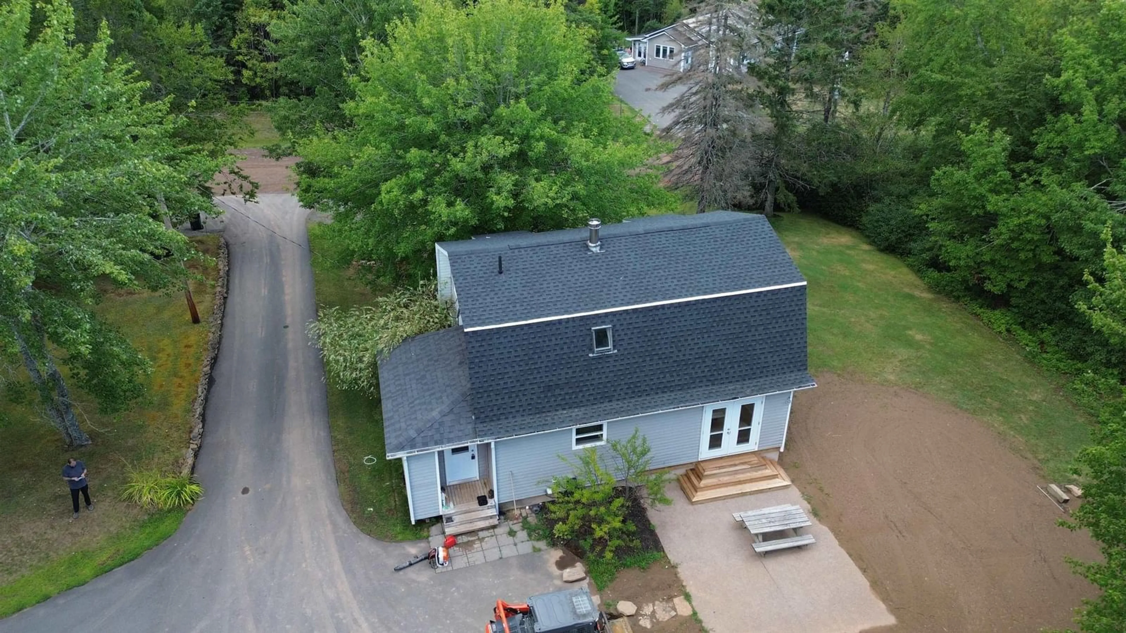 A pic from outside/outdoor area/front of a property/back of a property/a pic from drone, unknown for 46 Russell Cross Rd, Hilden Nova Scotia B0N 1C0