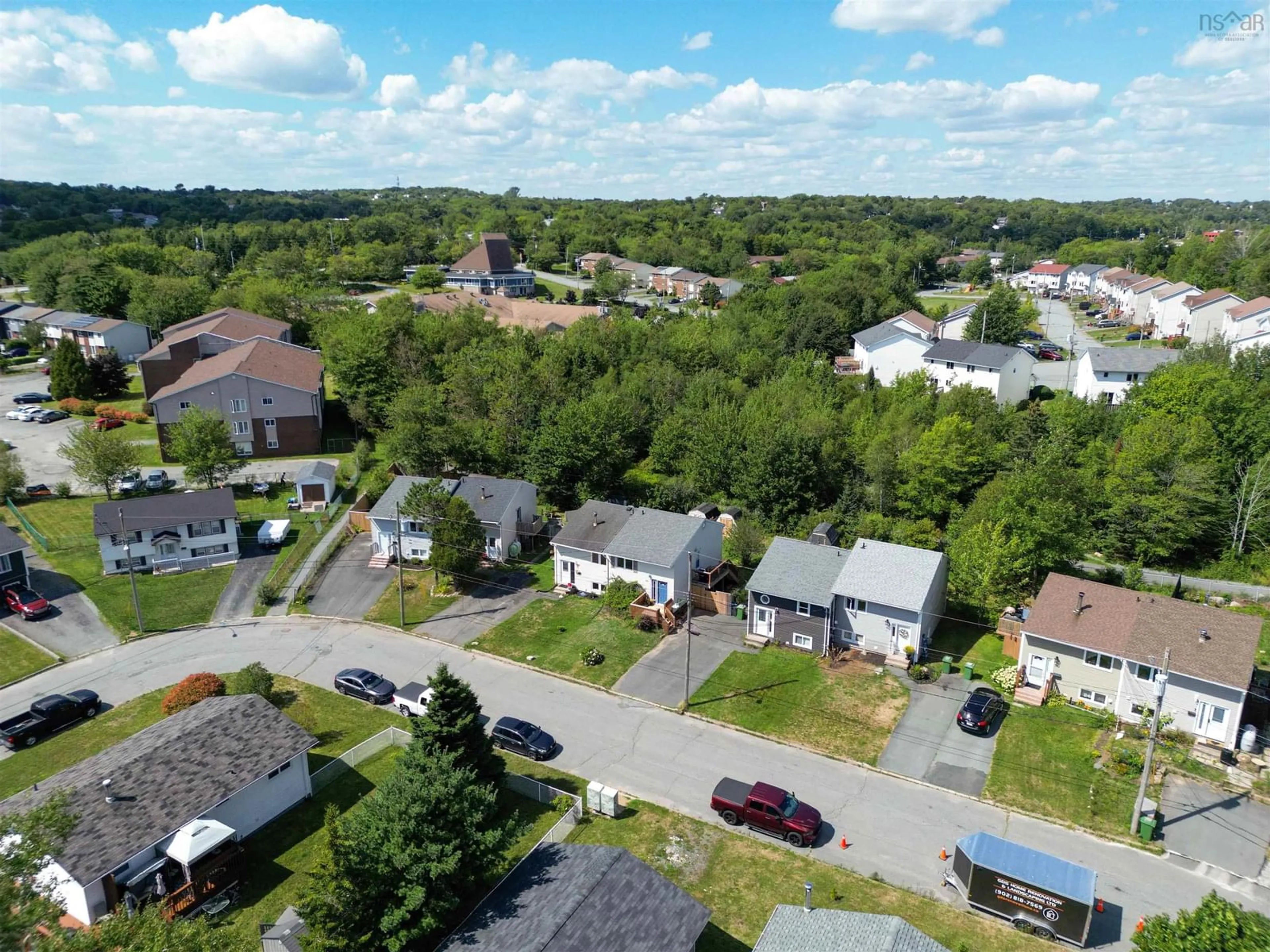 A pic from outside/outdoor area/front of a property/back of a property/a pic from drone, street for 57 Clermont Cres, Forest Hills Nova Scotia B2W 4N9