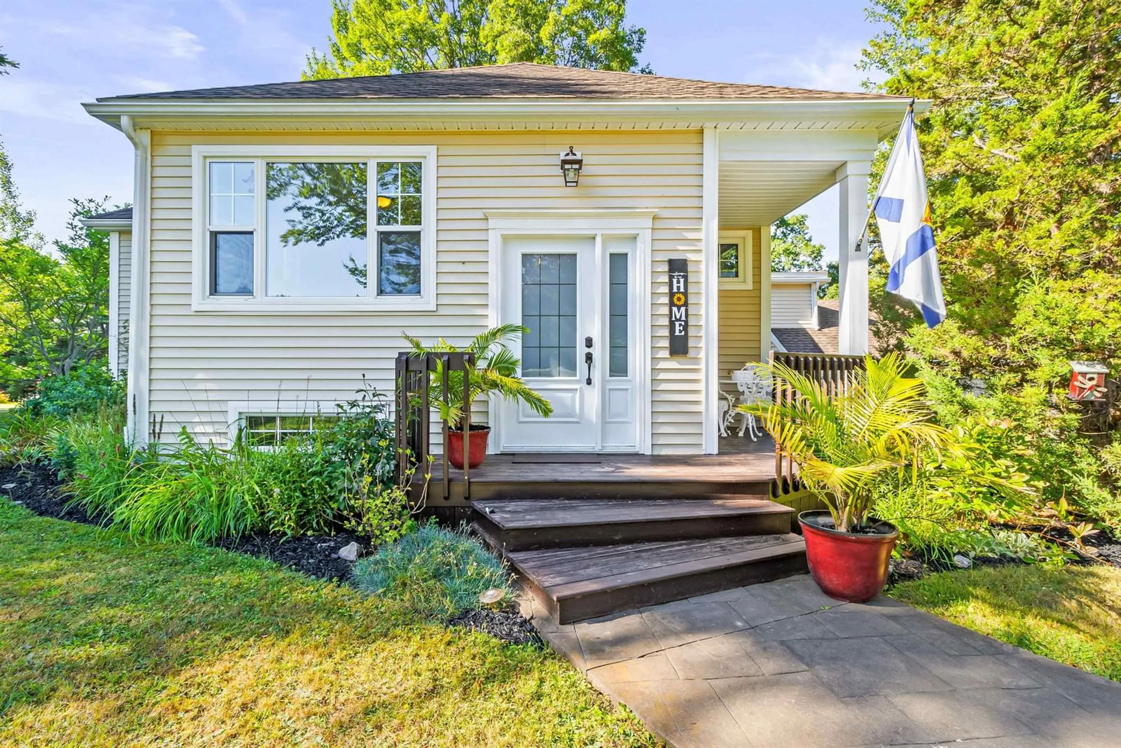 Home with vinyl exterior material, street for 4297 Highway 2, Wellington Nova Scotia B2T 1J4