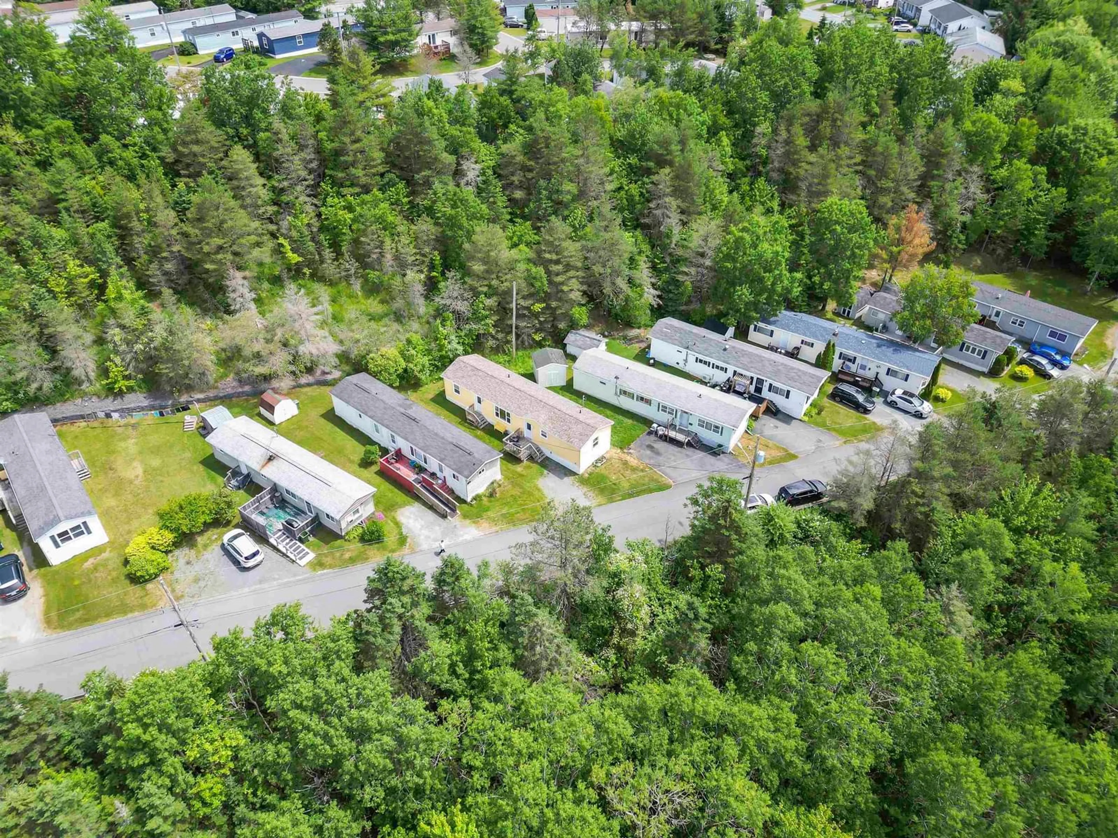 A pic from outside/outdoor area/front of a property/back of a property/a pic from drone, unknown for 18 Parkview Dr, Middle Sackville Nova Scotia B4E 1B6