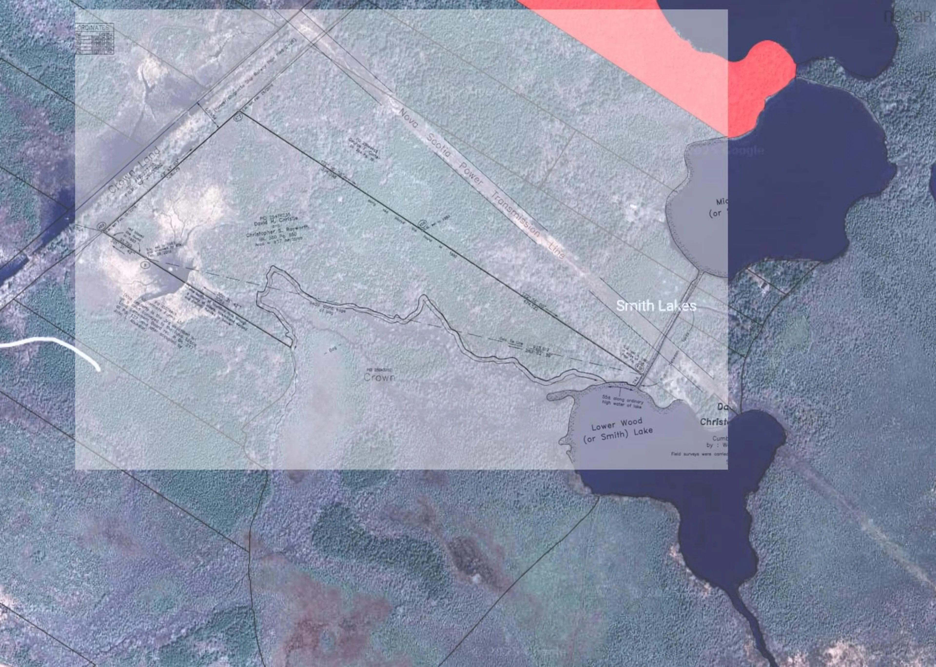 Picture of a map for Lot Middle Rd, Fort Lawrence Nova Scotia B4H 3Y5