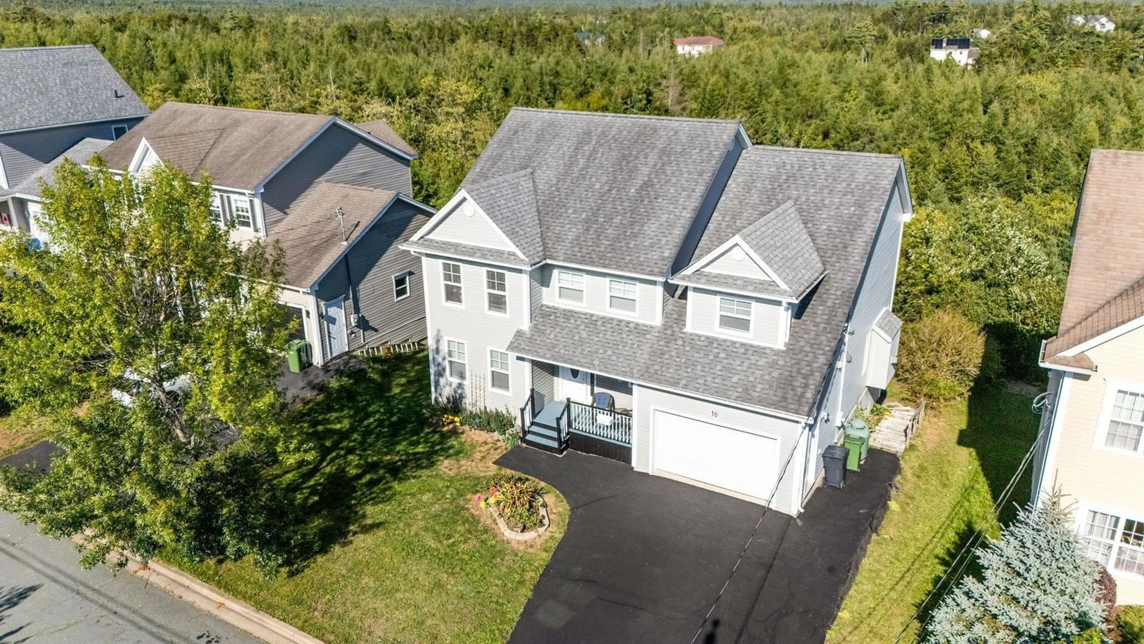A pic from outside/outdoor area/front of a property/back of a property/a pic from drone, street for 16 Stirling Dr, Forest Hills Nova Scotia B2W 3N1