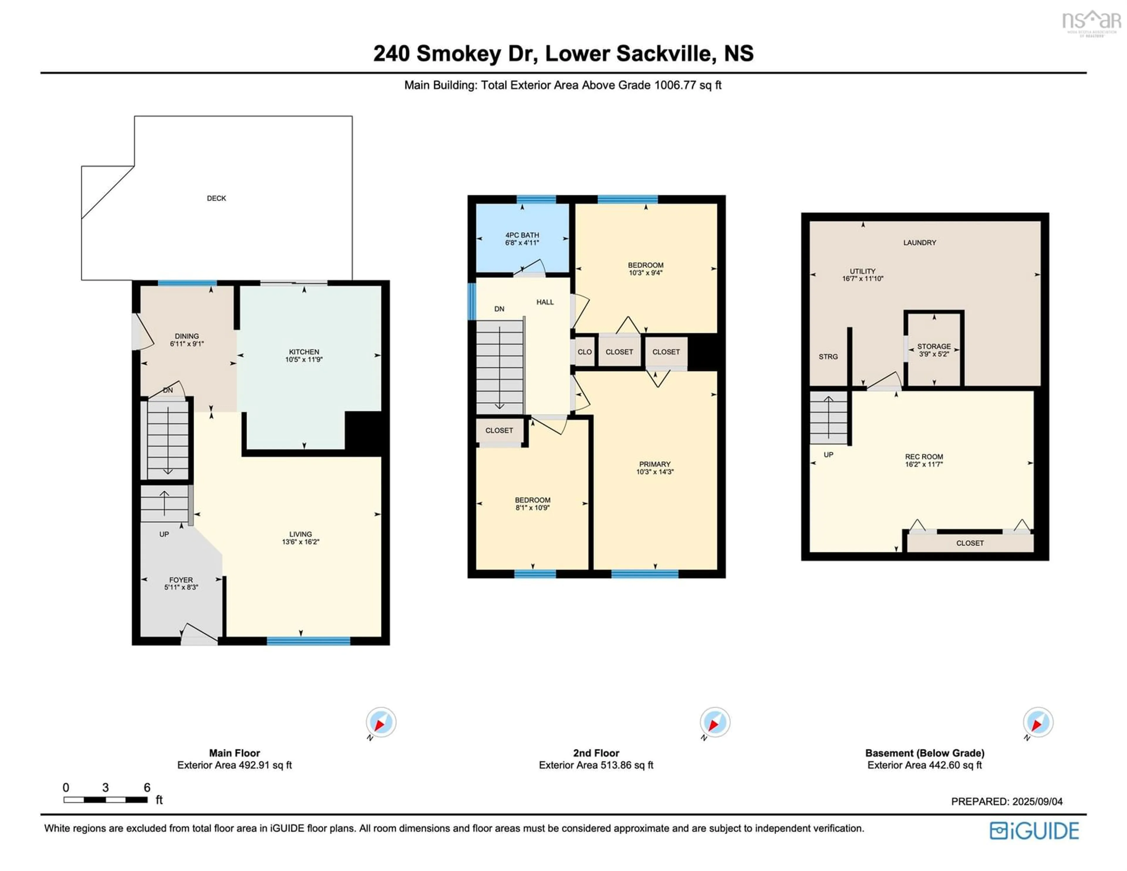 Floor plan for 240 Smokey Dr, Lower Sackville Nova Scotia B4C 3B9