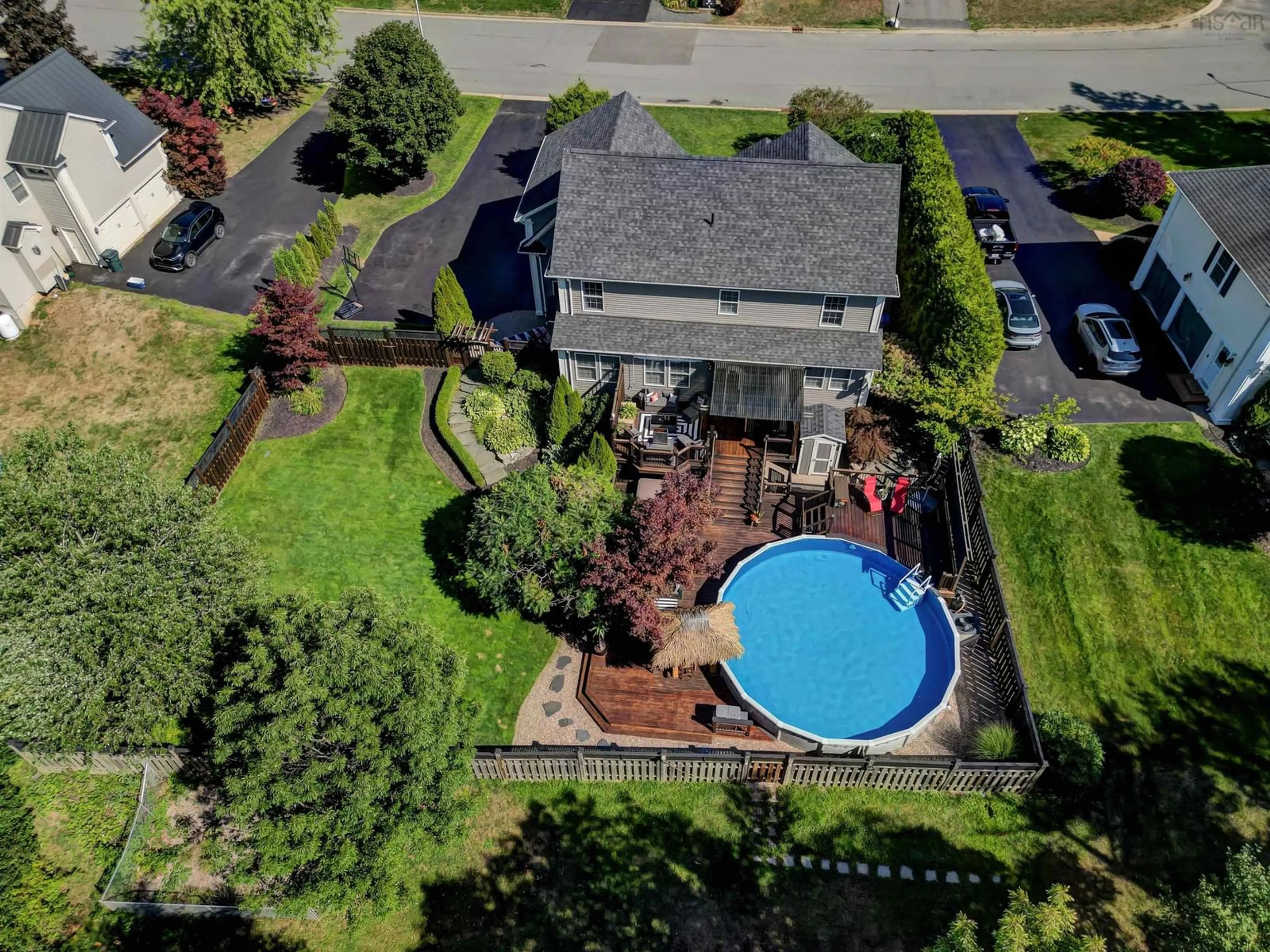 A pic from outside/outdoor area/front of a property/back of a property/a pic from drone, water/lake/river/ocean view for 35 Acadia Dr, Kentville Nova Scotia B4N 5E1