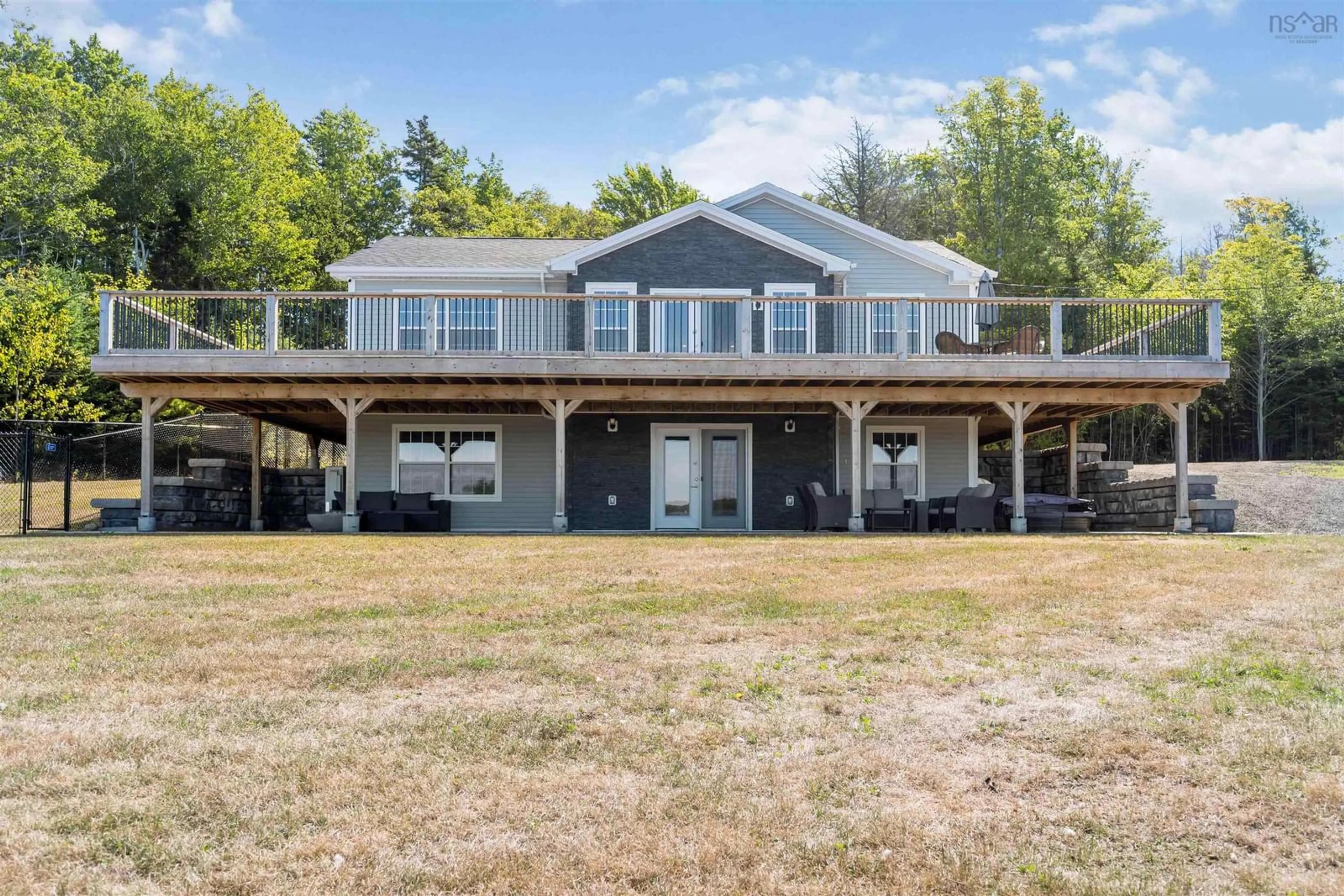A pic from outside/outdoor area/front of a property/back of a property/a pic from drone, water/lake/river/ocean view for 181 Timberland Rd, South Range Nova Scotia B0W 1H0
