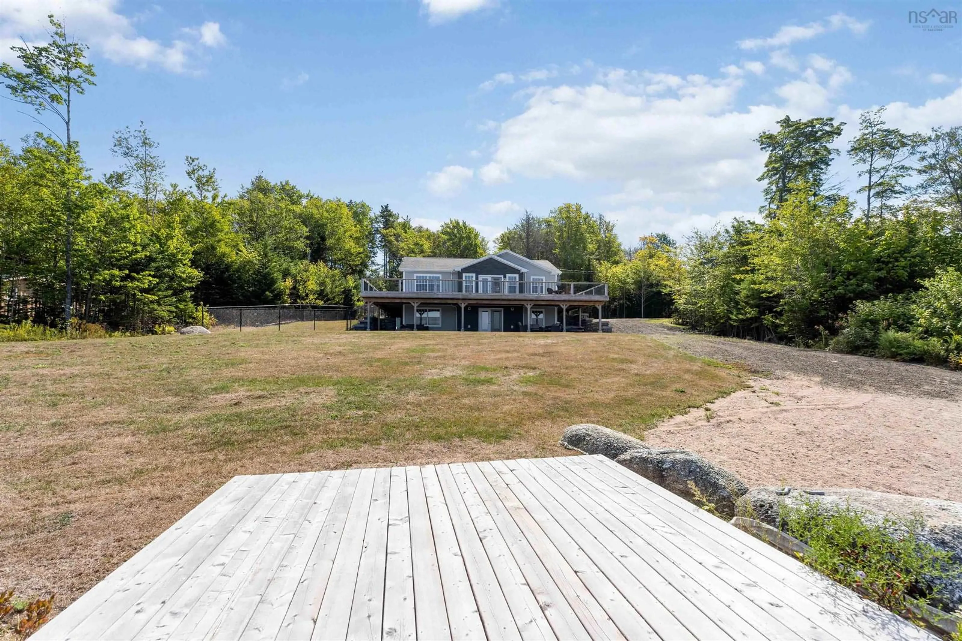 A pic from outside/outdoor area/front of a property/back of a property/a pic from drone, water/lake/river/ocean view for 181 Timberland Rd, South Range Nova Scotia B0W 1H0