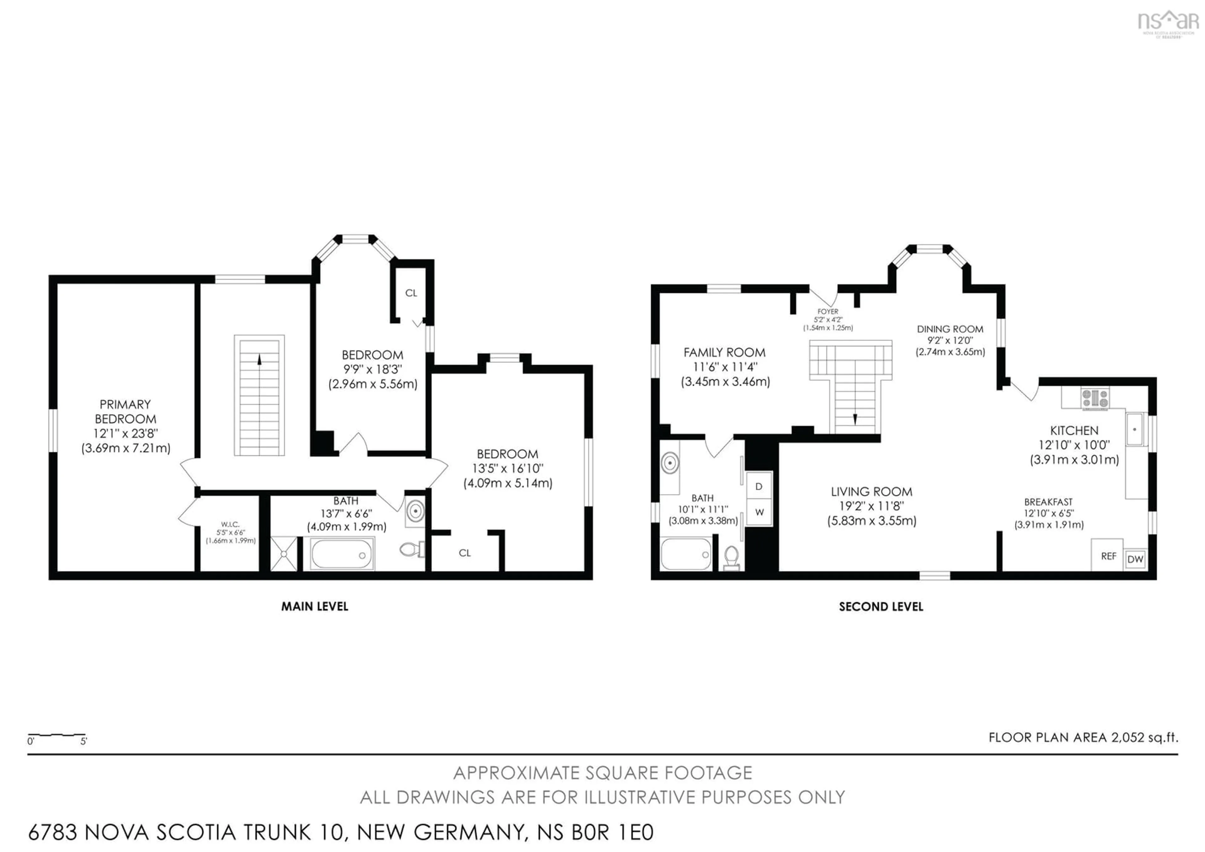 Floor plan for 6783 10 Hwy, New Germany Nova Scotia B0R 1E0