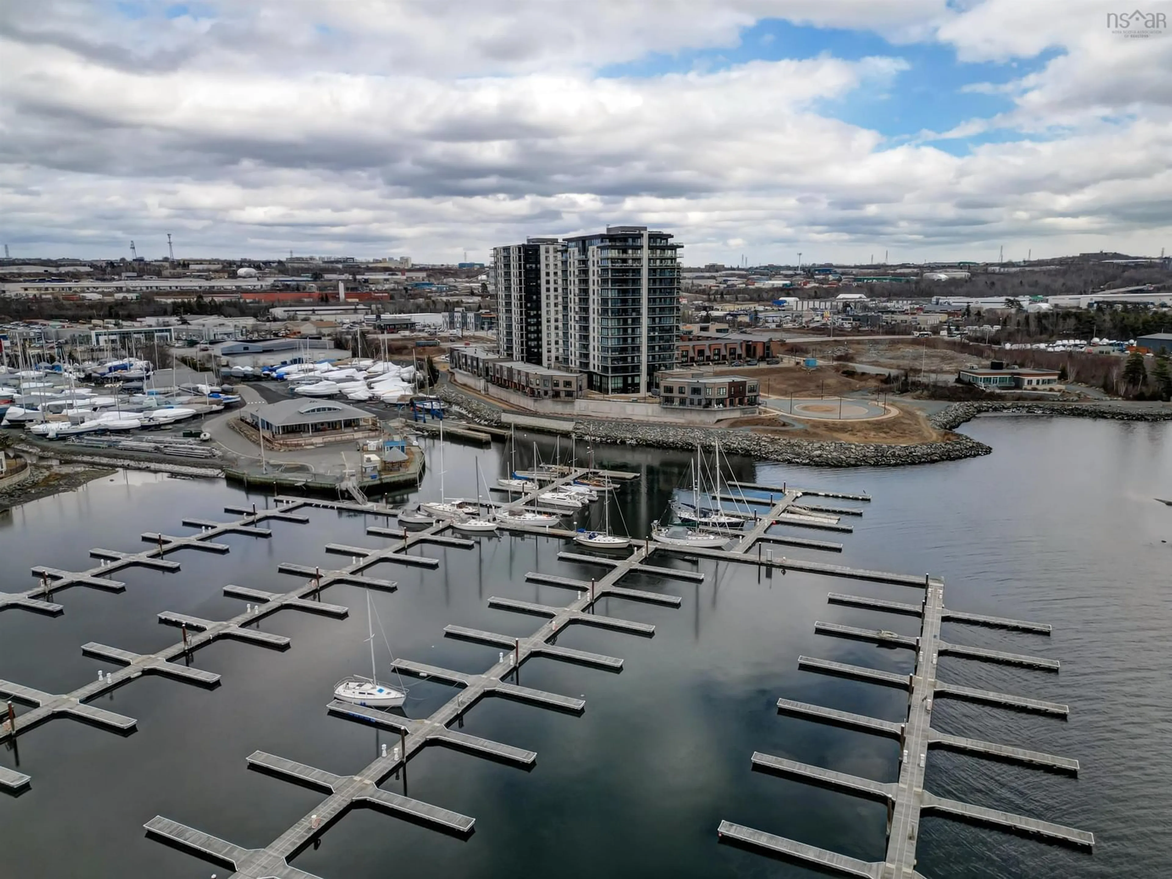 A pic from outside/outdoor area/front of a property/back of a property/a pic from drone, water/lake/river/ocean view for 72 Seapoint Rd #306, Dartmouth Nova Scotia B3B 0K8