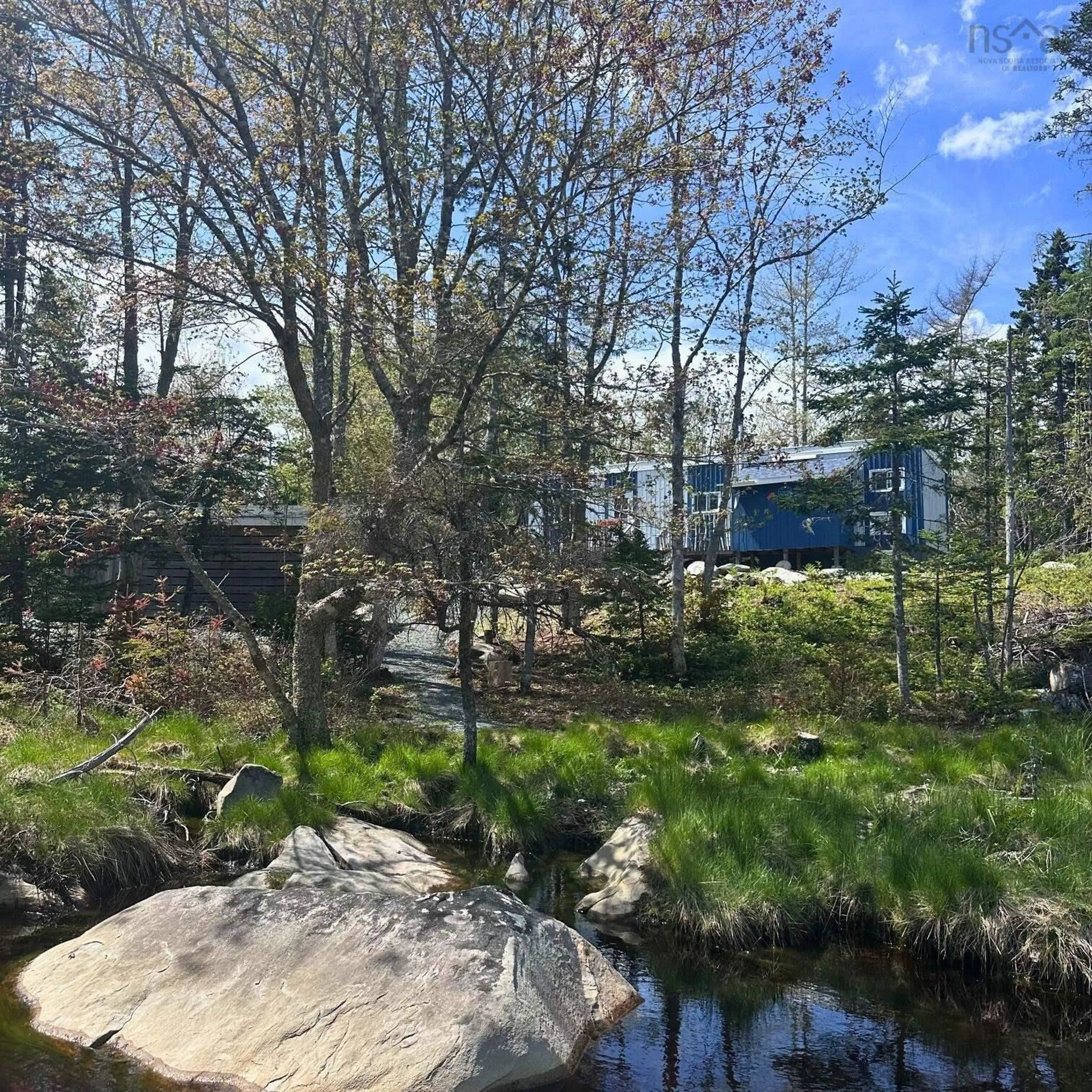 A pic from outside/outdoor area/front of a property/back of a property/a pic from drone, water/lake/river/ocean view for 8630 Highway 331, Voglers Cove Nova Scotia B0J 2H0