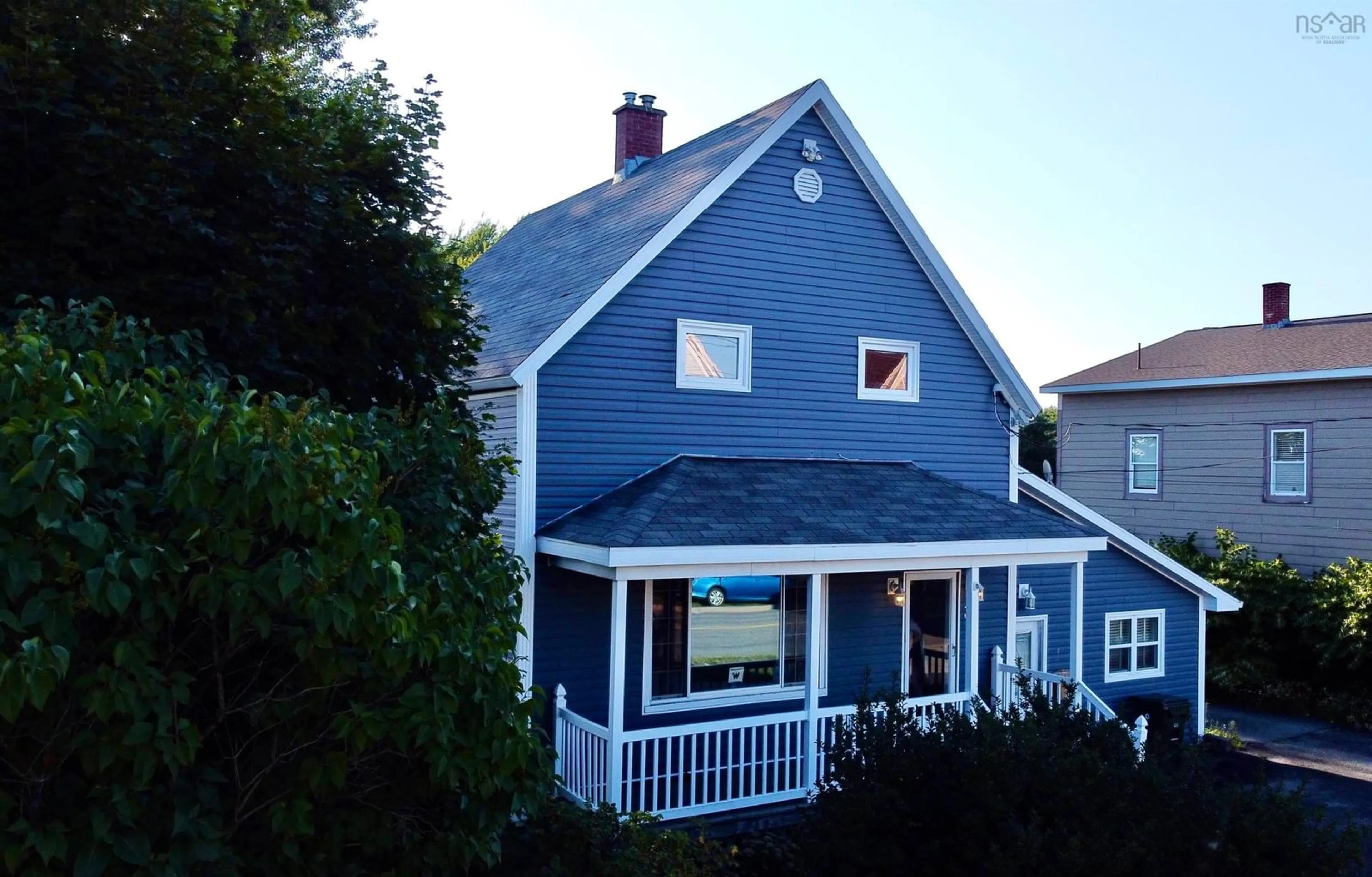 Home with vinyl exterior material, street for 30 Fraser Ave, Sydney Mines Nova Scotia B1V 2B7