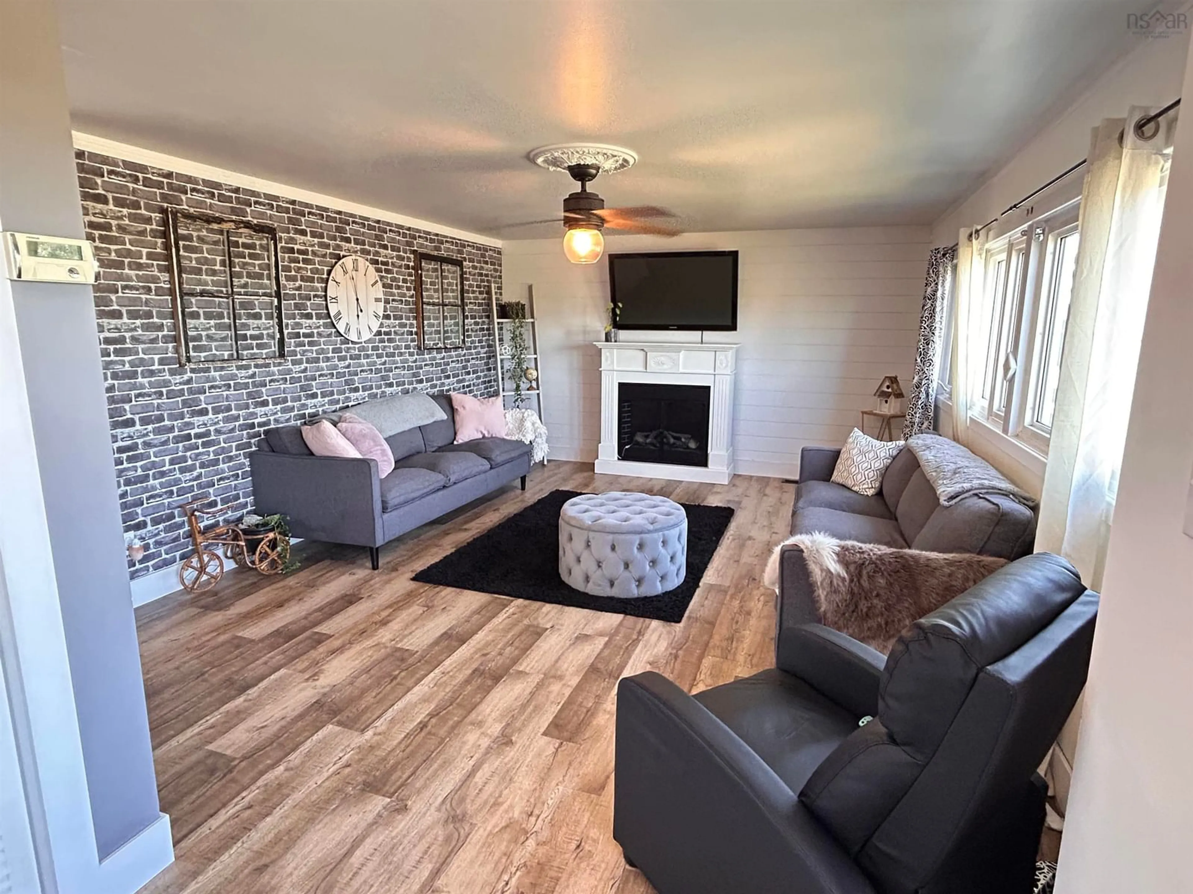 Living room with furniture, unknown for 88 Reservior Ave., Glace Bay Nova Scotia B1A 4M4
