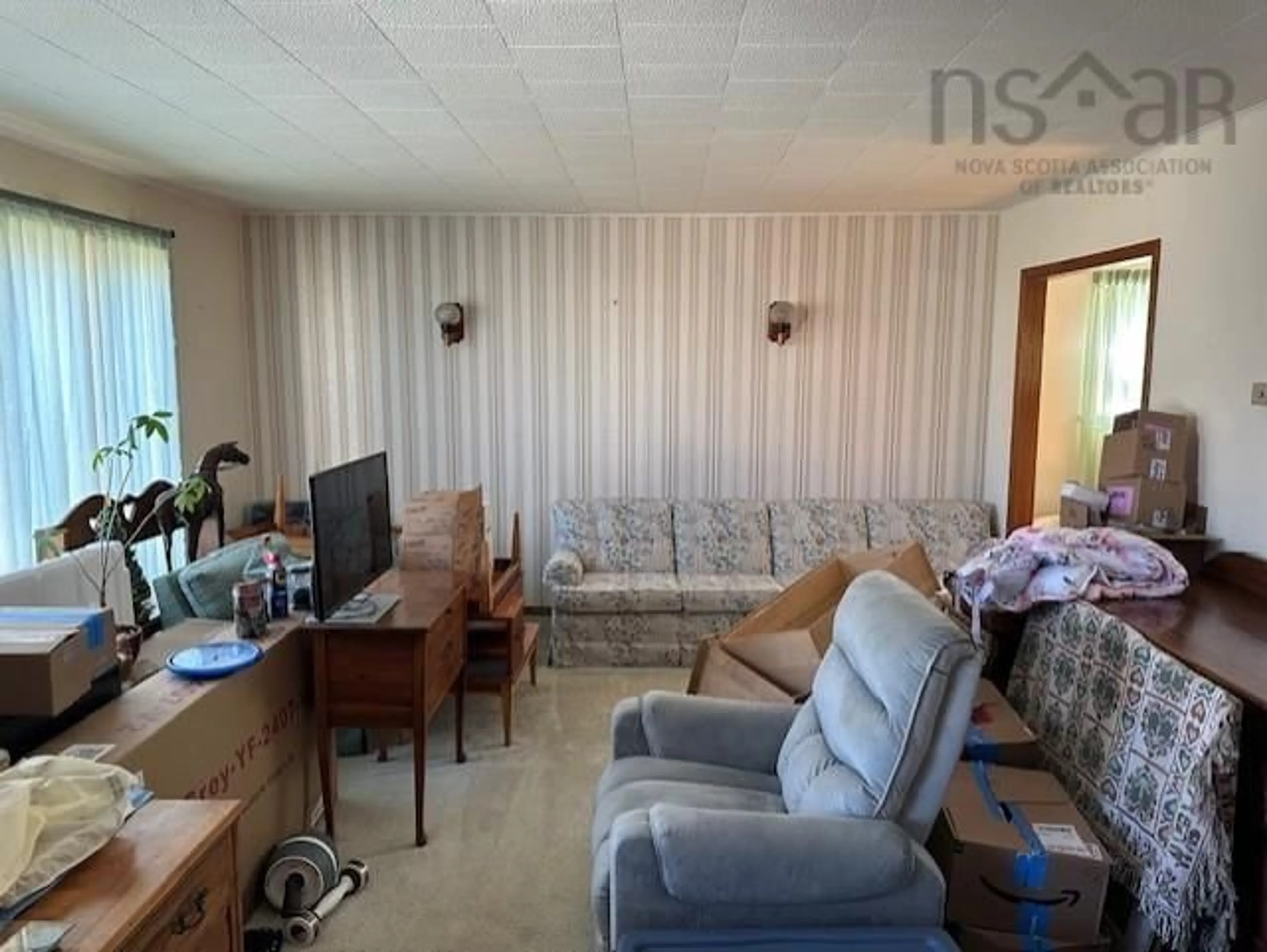Living room with furniture, floor is not visible for 13 Highland Dr, New Glasgow Nova Scotia B2H 4C3