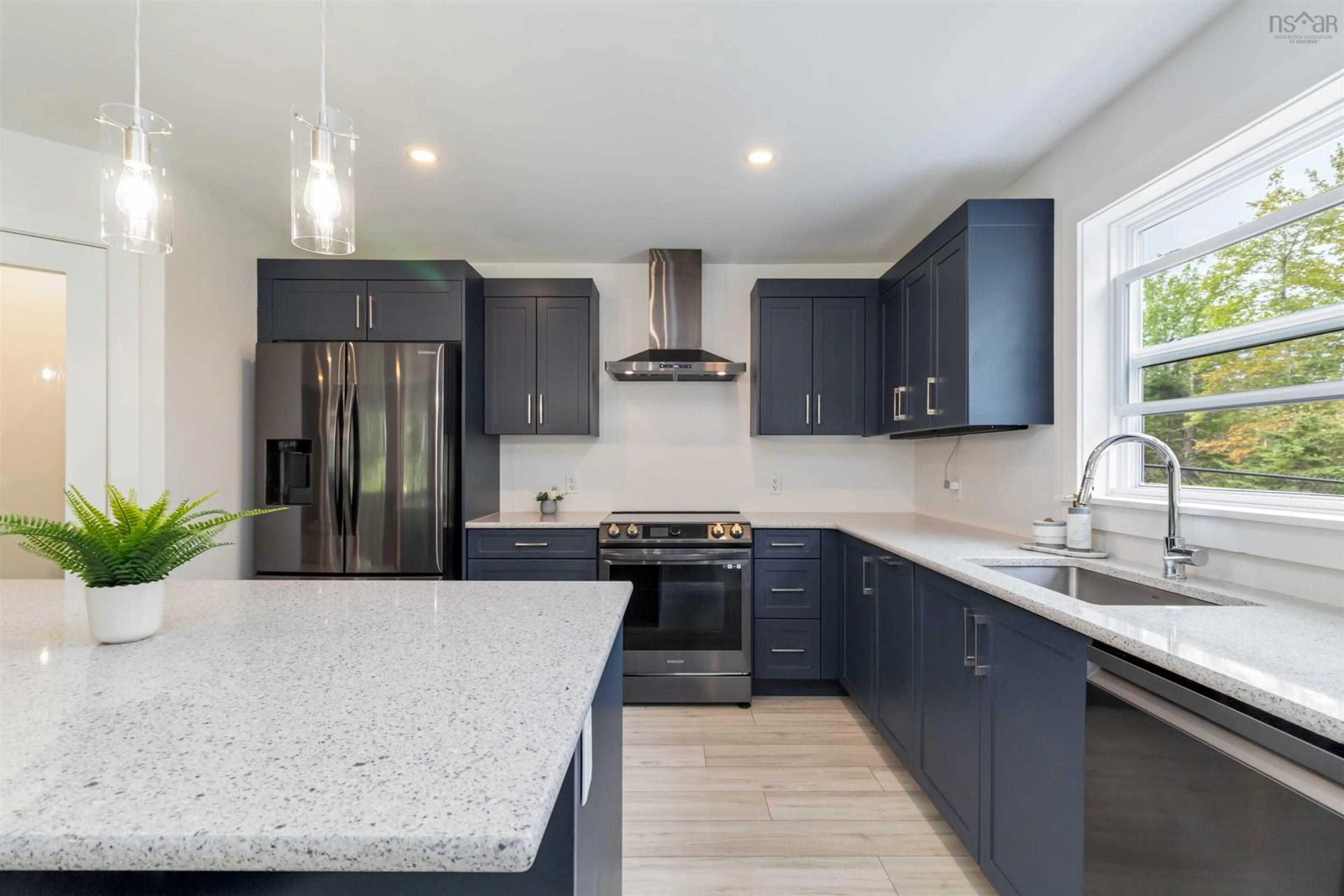 Contemporary kitchen, ceramic/tile floor for 222 Janda Cres, Tantallon Nova Scotia B3Z 4R8