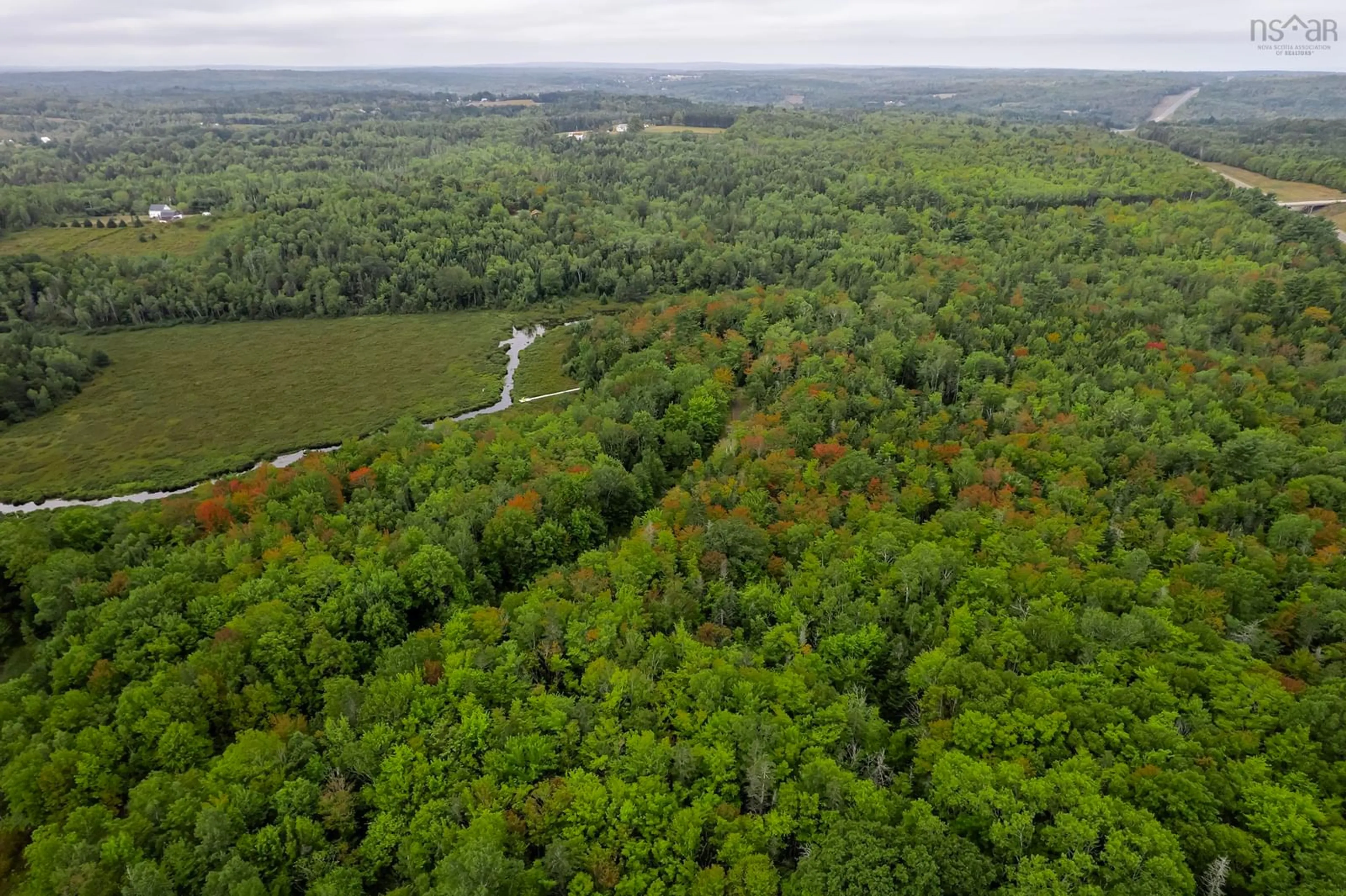 A pic from outside/outdoor area/front of a property/back of a property/a pic from drone, forest/trees view for 904 Fraser Rd, Princedale Nova Scotia B0S 1G0