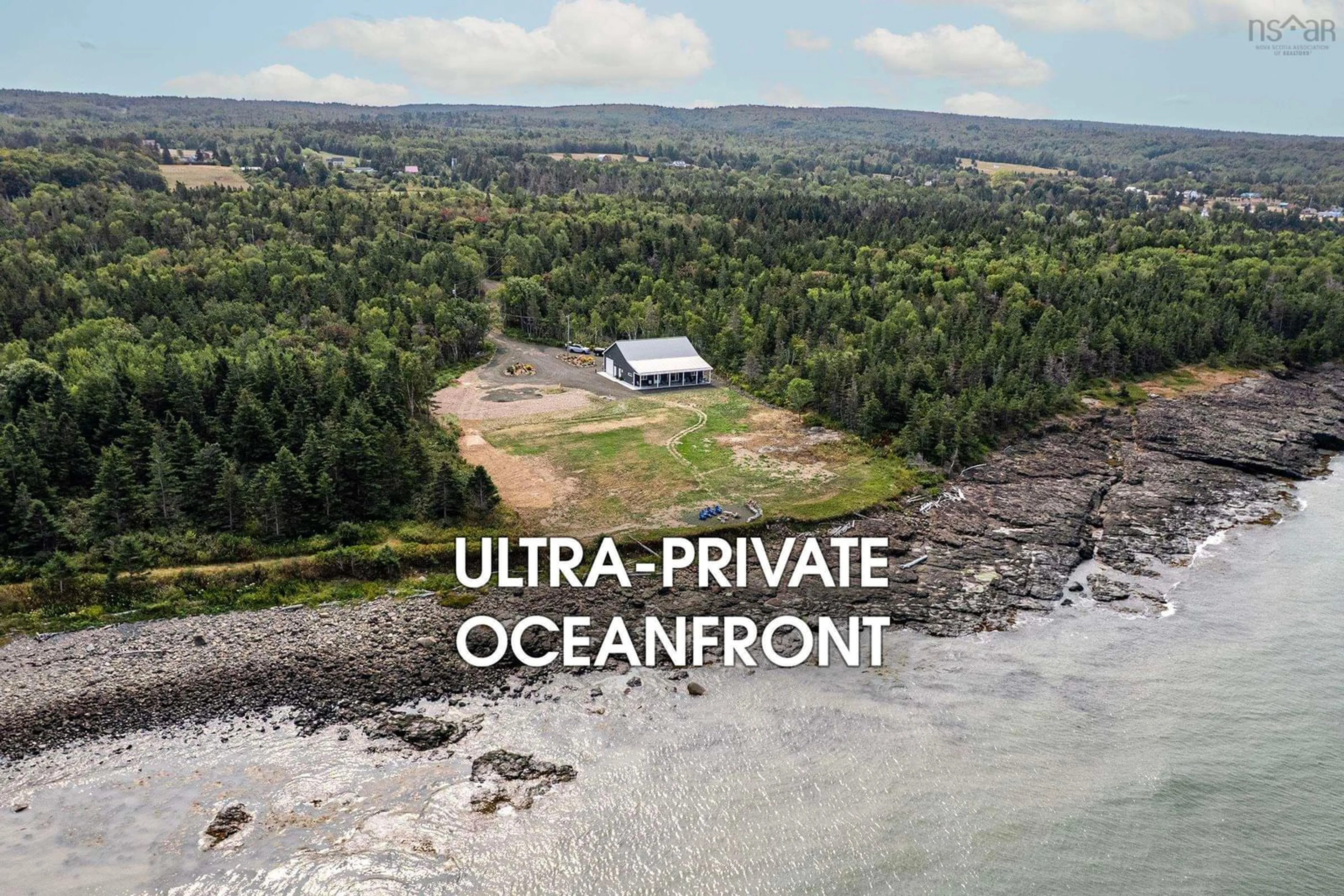 A pic from outside/outdoor area/front of a property/back of a property/a pic from drone, water/lake/river/ocean view for 2001 Hampton Mountain Rd, Hampton Nova Scotia B0S 1L0