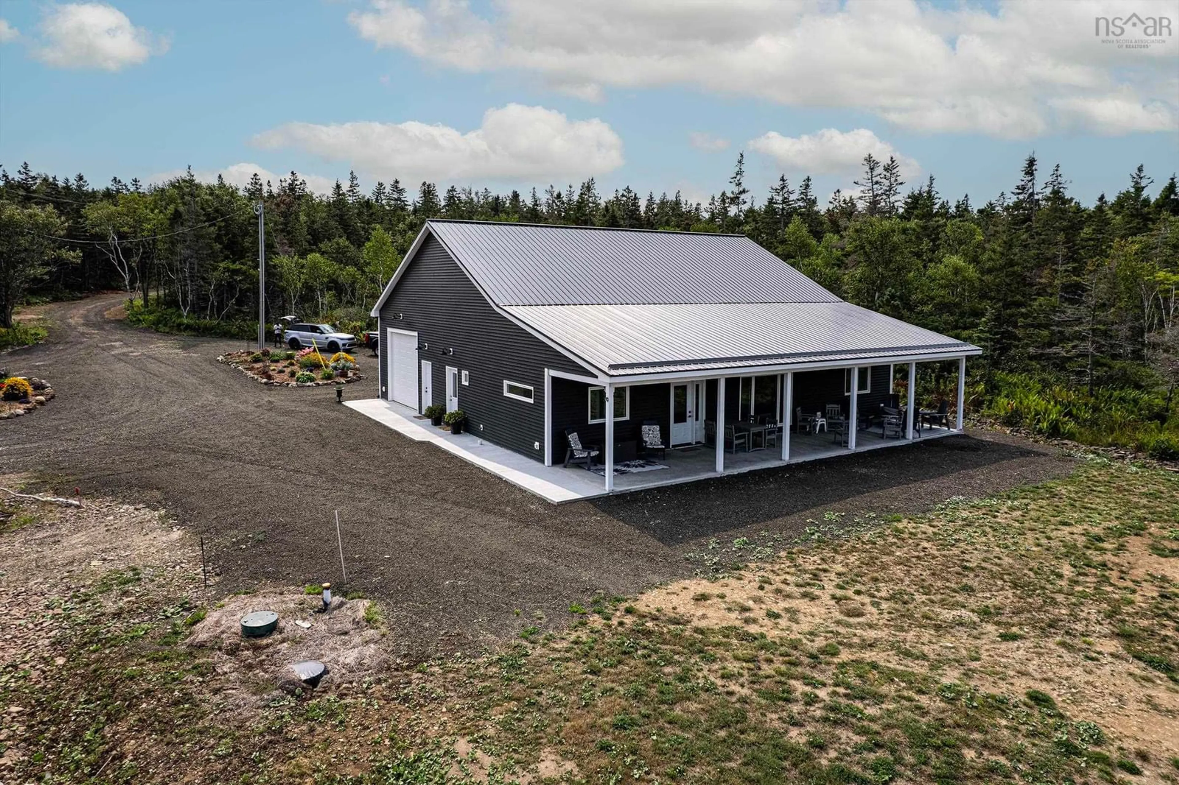 A pic from outside/outdoor area/front of a property/back of a property/a pic from drone, building for 2001 Hampton Mountain Rd, Hampton Nova Scotia B0S 1L0