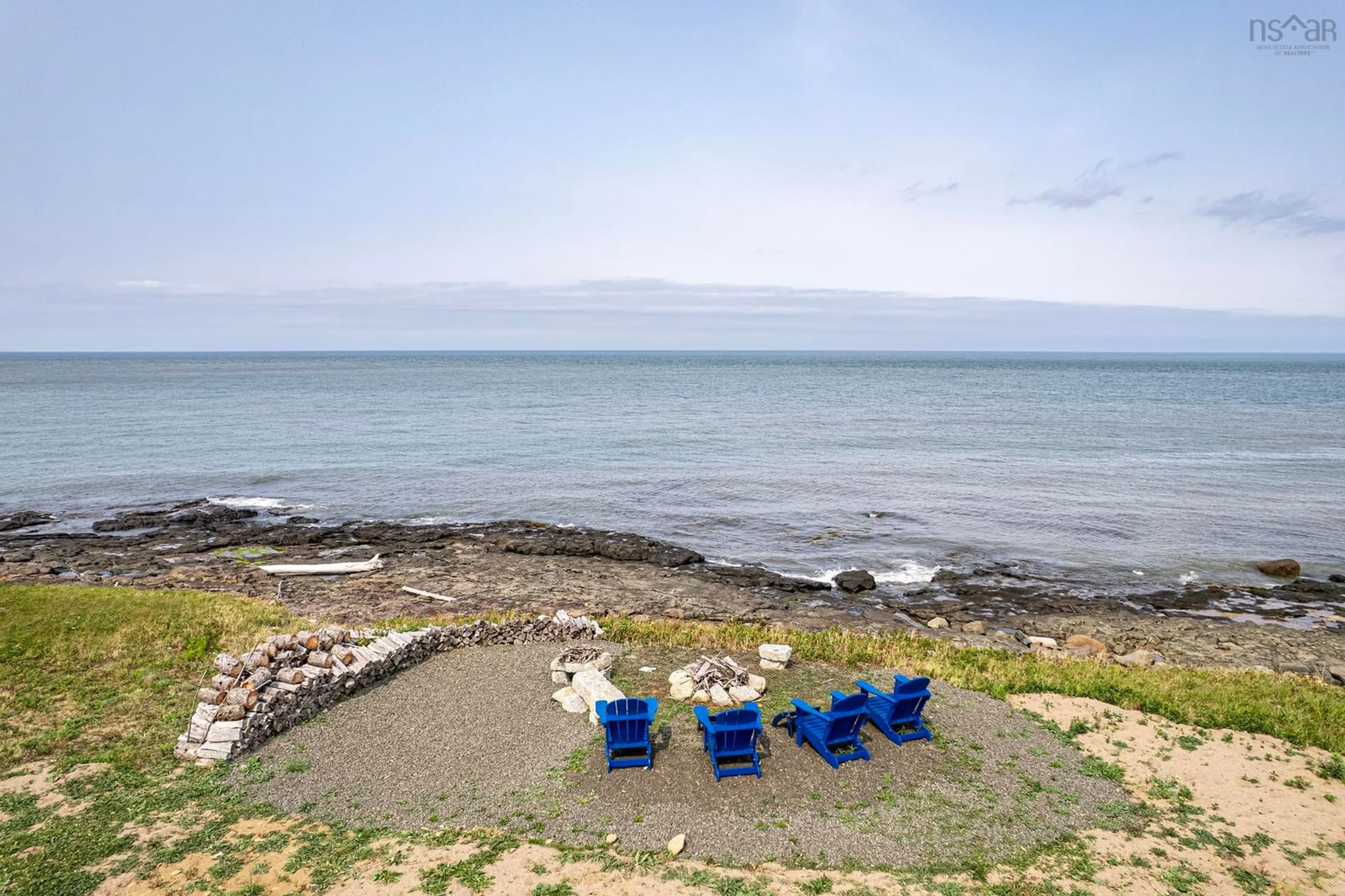 Patio, water/lake/river/ocean view for 2001 Hampton Mountain Rd, Hampton Nova Scotia B0S 1L0