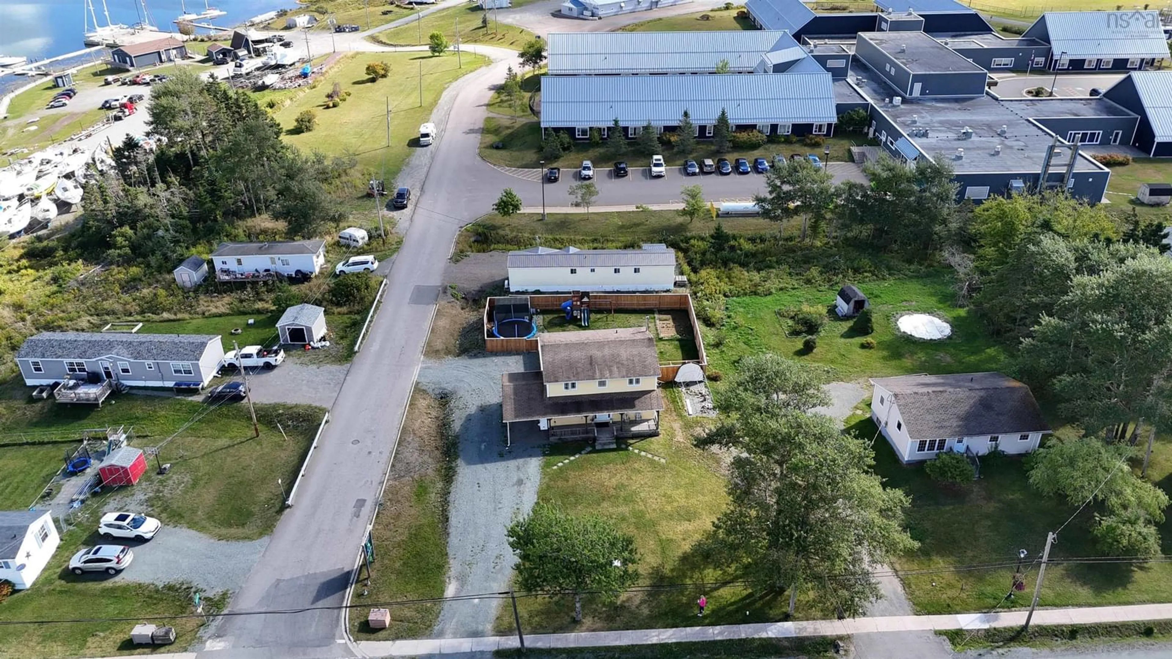 A pic from outside/outdoor area/front of a property/back of a property/a pic from drone, building for 9307 Pepperell St, St. Peter's Nova Scotia B0E 3B0