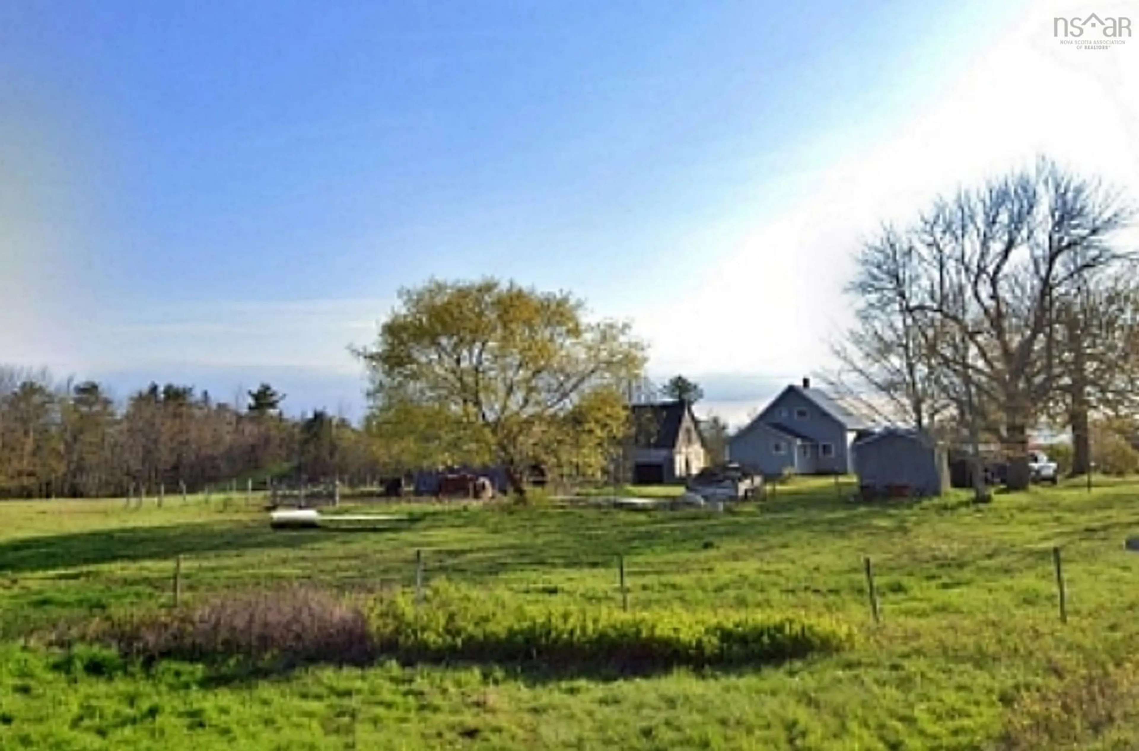 A pic from outside/outdoor area/front of a property/back of a property/a pic from drone, unknown for 750 Highway 210, Waterloo Nova Scotia B4V 8J5