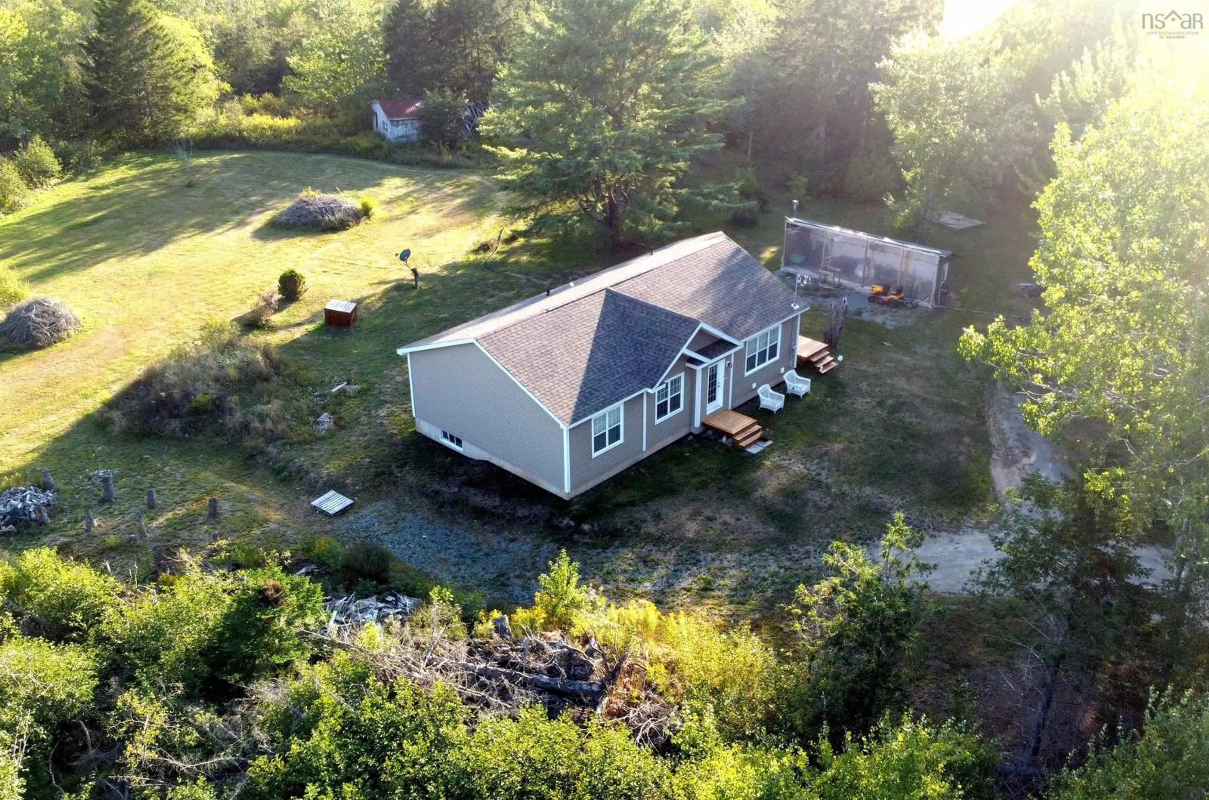 A pic from outside/outdoor area/front of a property/back of a property/a pic from drone, building for 2444 Indian School Rd Rd, Macphees Corner Nova Scotia B0N 2H0