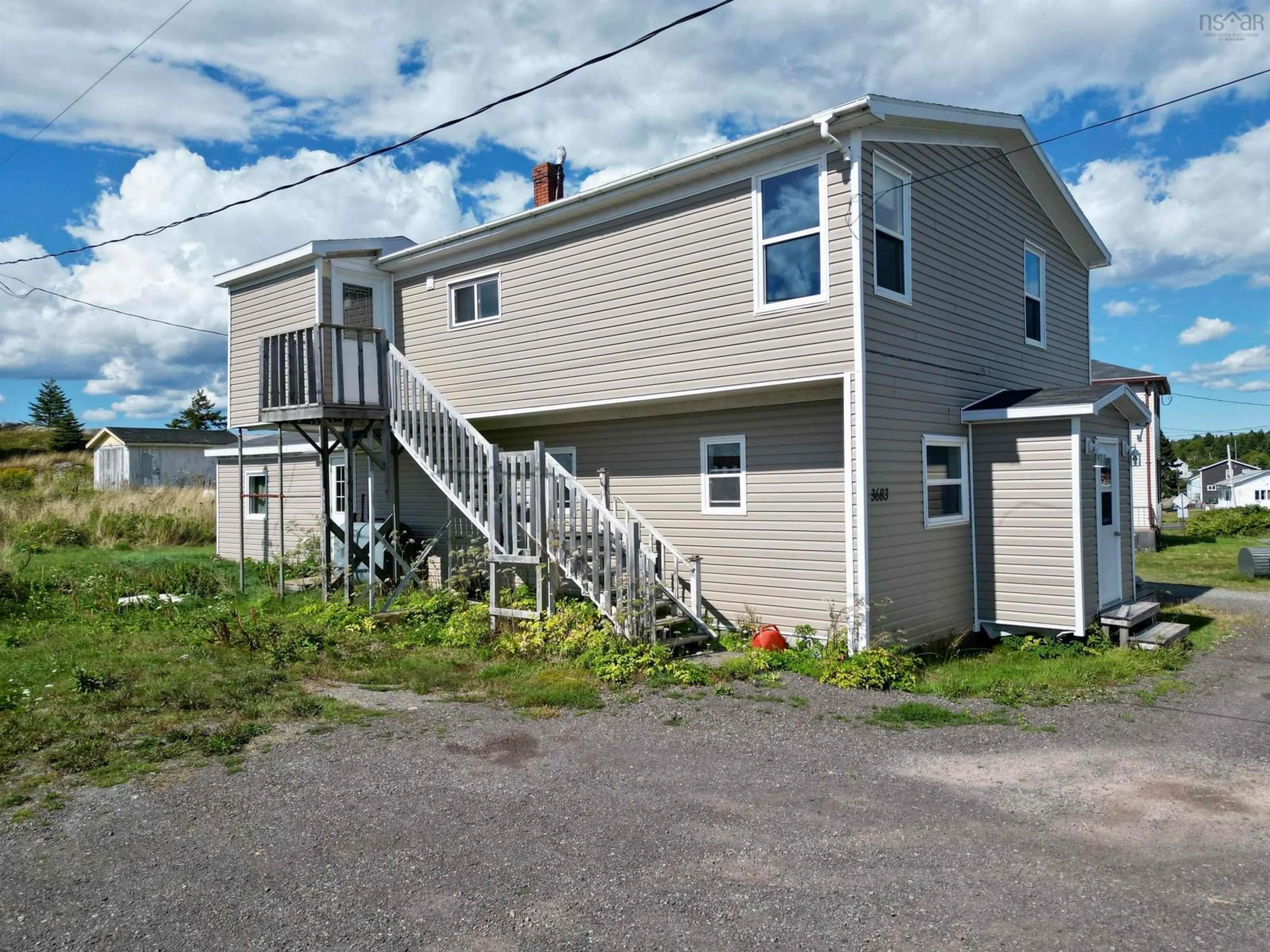 A pic from outside/outdoor area/front of a property/back of a property/a pic from drone, building for 3683 Highway 206, Haut De La Baie Nova Scotia B0E 2L0