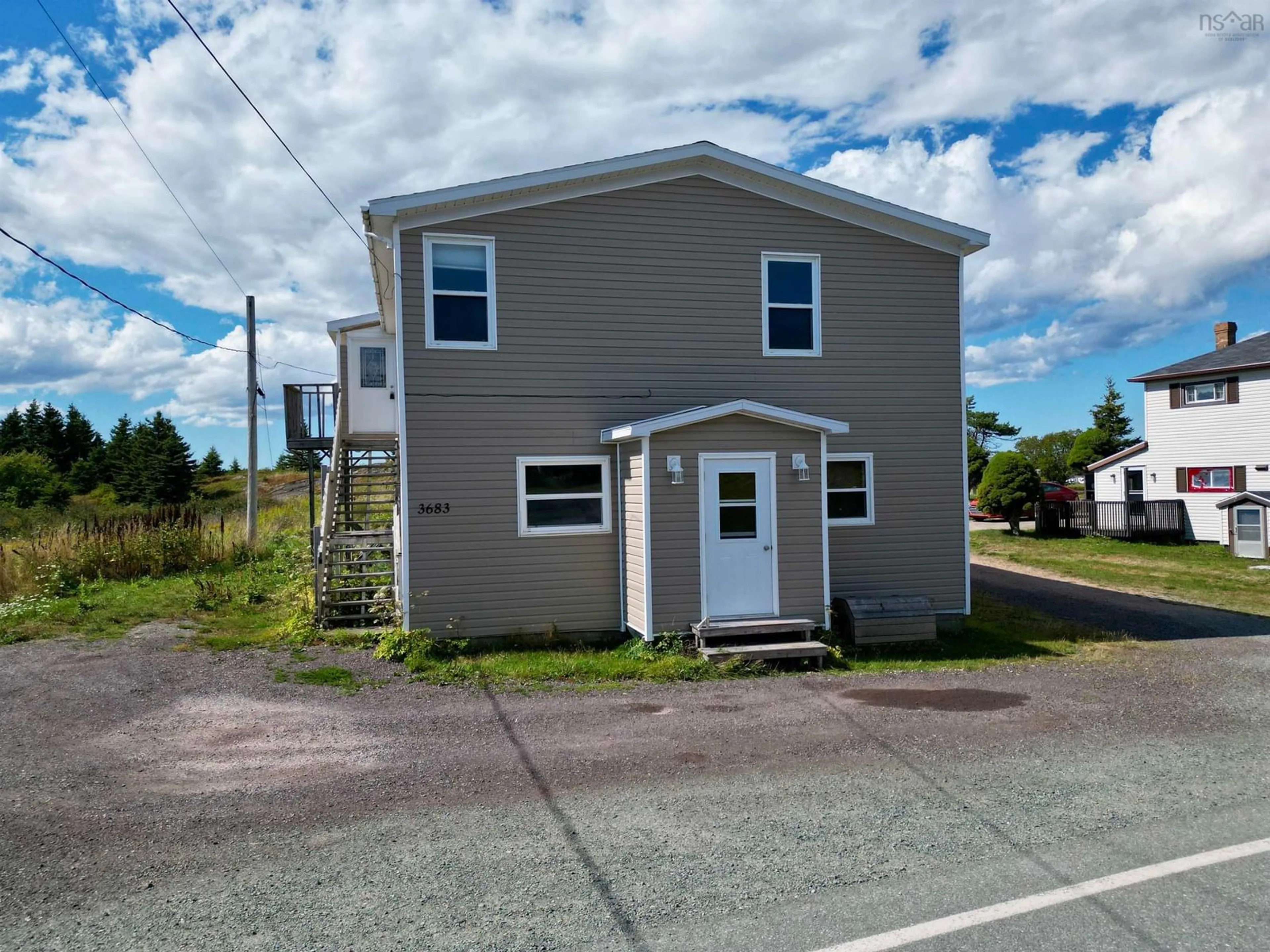 A pic from outside/outdoor area/front of a property/back of a property/a pic from drone, building for 3683 Highway 206, Haut De La Baie Nova Scotia B0E 2L0