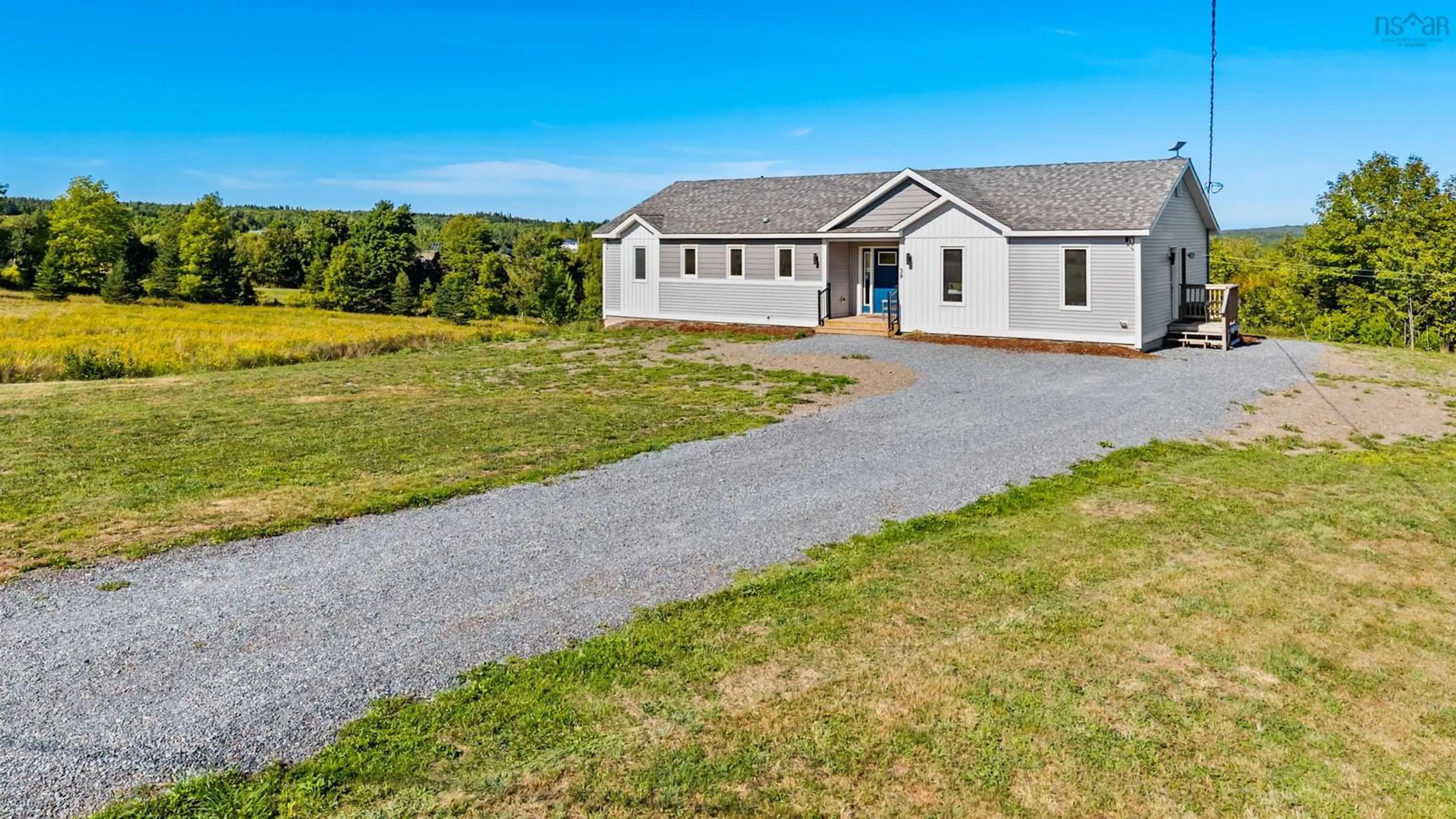 A pic from outside/outdoor area/front of a property/back of a property/a pic from drone, unknown for 39 Brandon Crt, Riverton Nova Scotia B0K 1S0