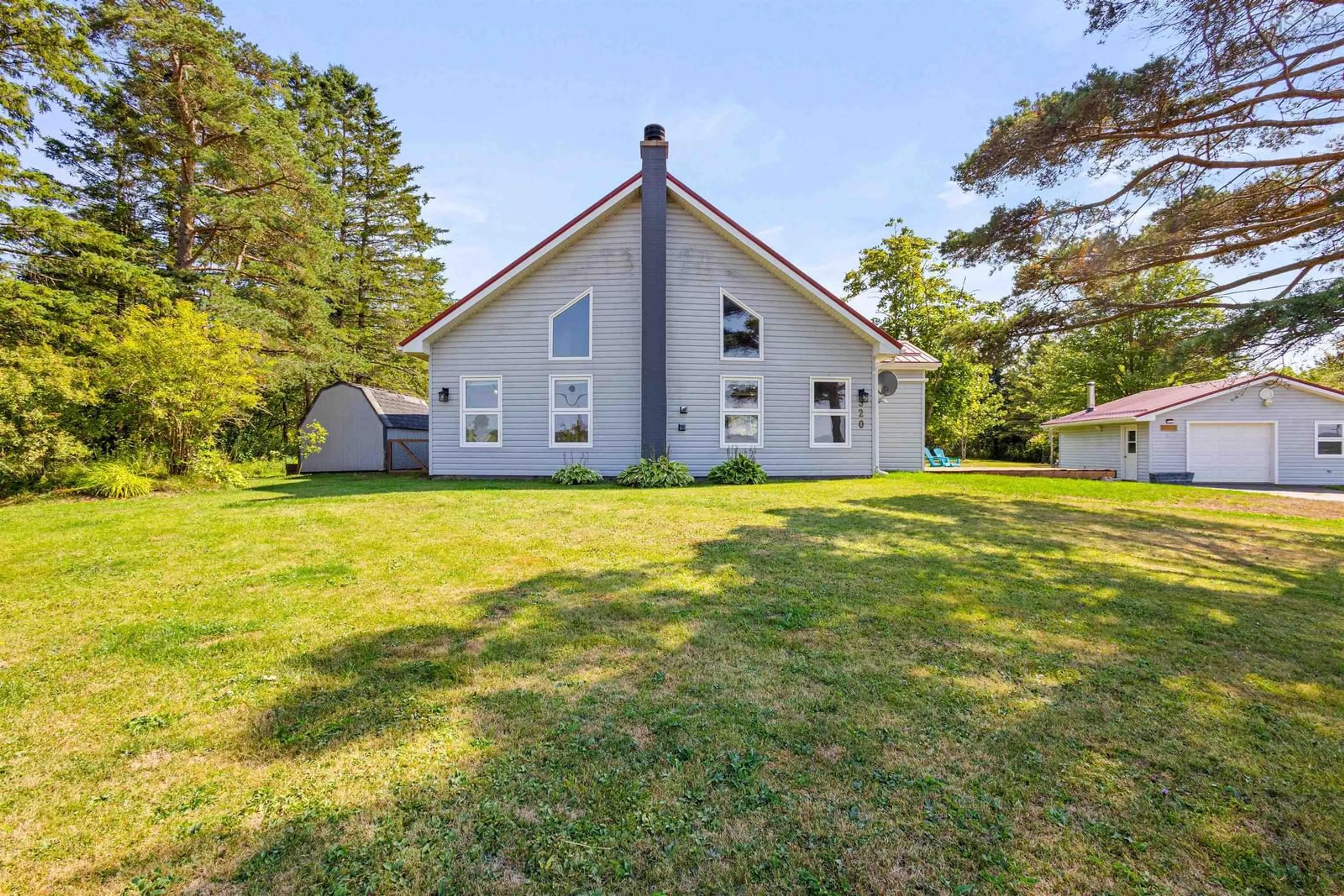 A pic from outside/outdoor area/front of a property/back of a property/a pic from drone, building for 320 Main St, Stewiacke Nova Scotia B0N 2J0