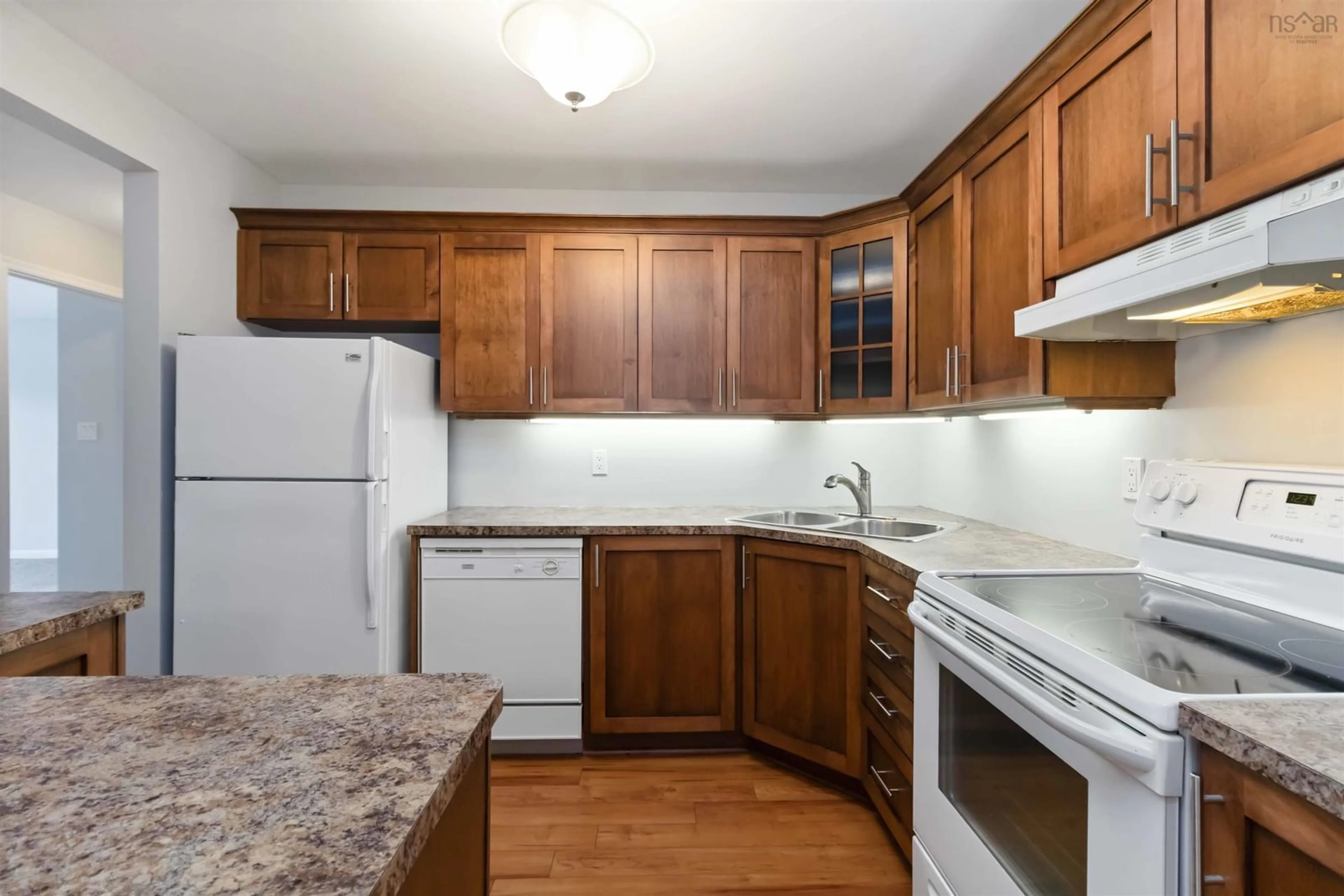 Standard kitchen, wood/laminate floor for 96 Moirs Mill Road #431, Bedford Nova Scotia B4A 3Y2