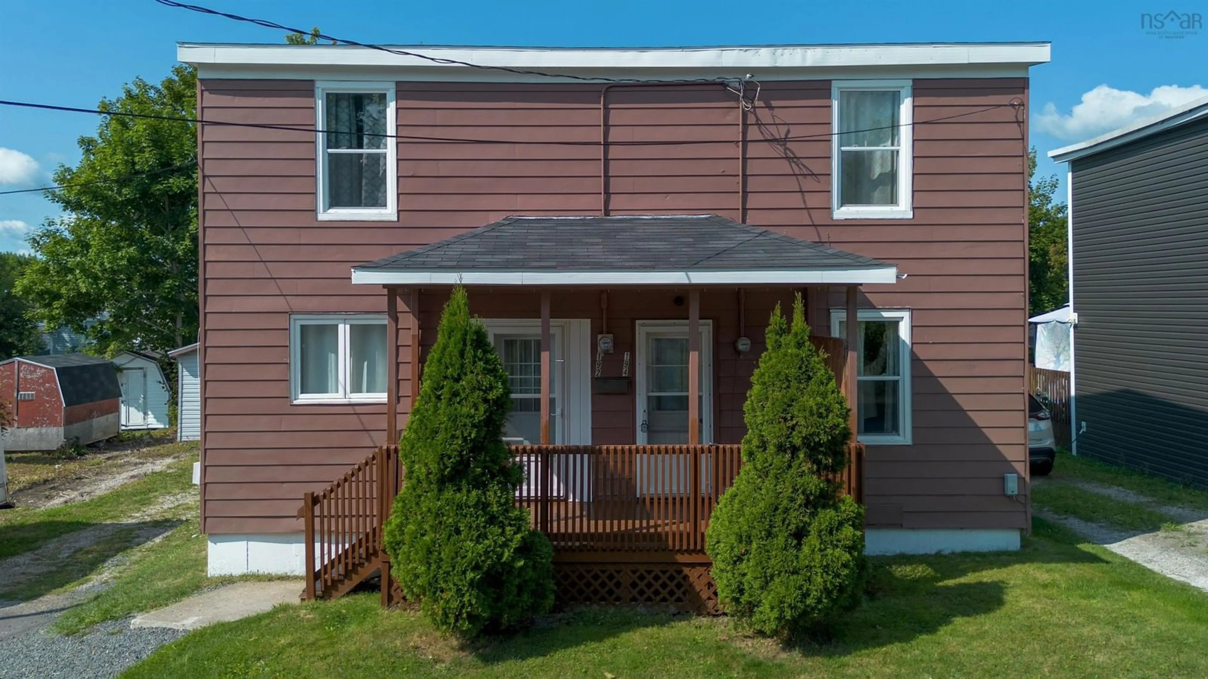Home with vinyl exterior material, street for 192-194 Gatacre St, Sydney Nova Scotia B1N 1Z2