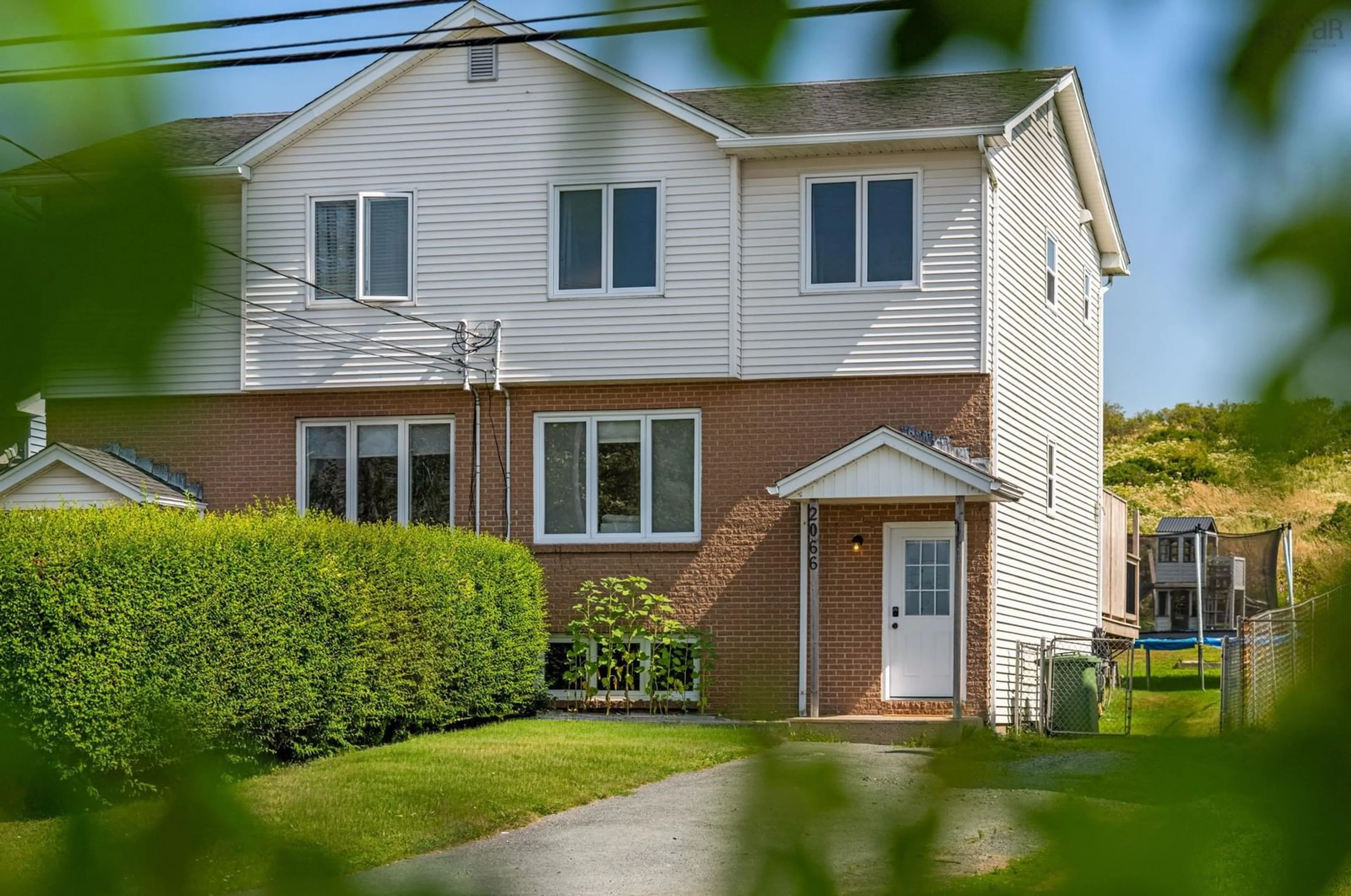 Home with vinyl exterior material, street for 2066 Caldwell Rd, Eastern Passage Nova Scotia B3G 1H7