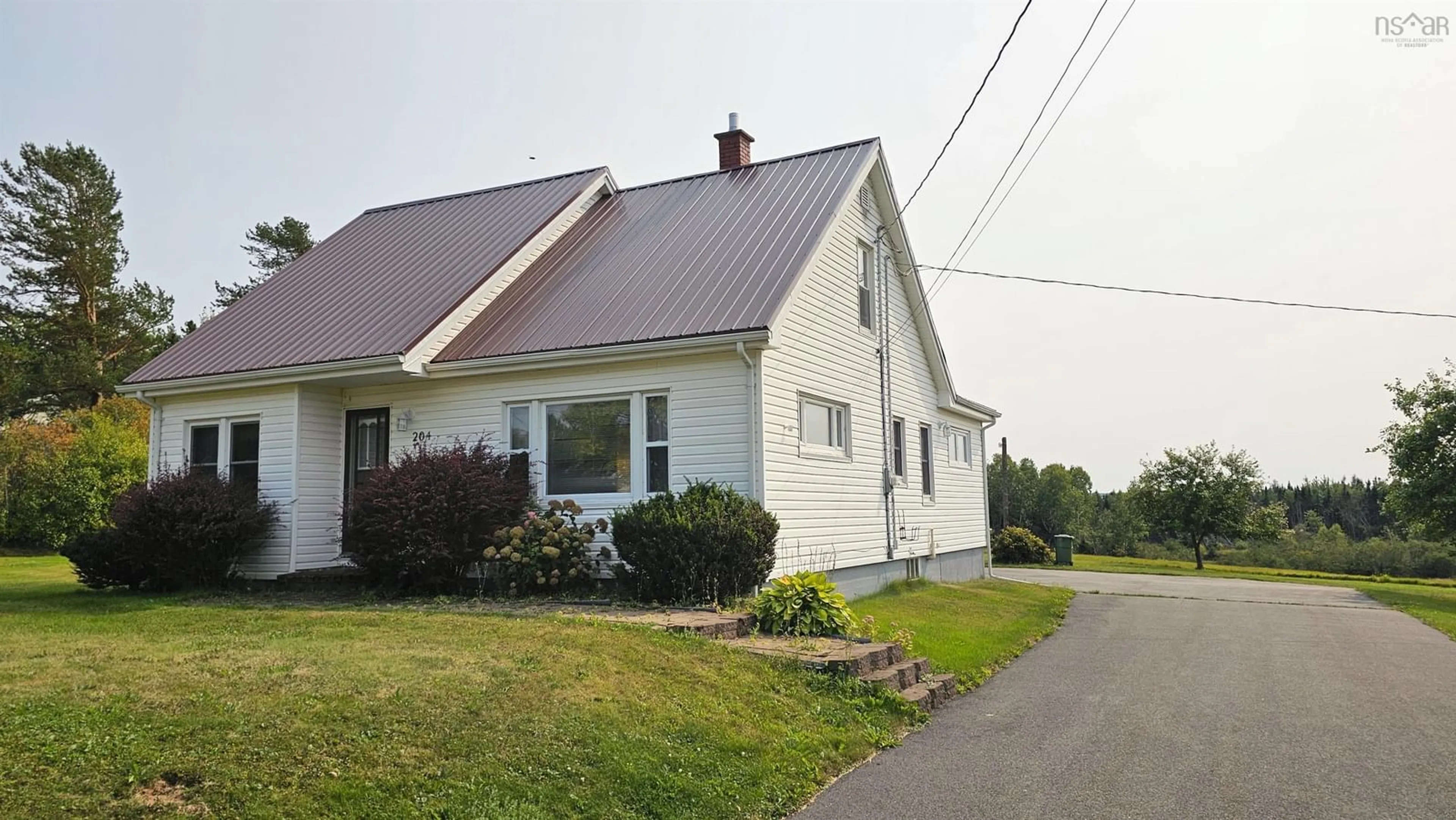 Home with vinyl exterior material, street for 204 Mountain Lee Rd, North River Nova Scotia B6L 6M2
