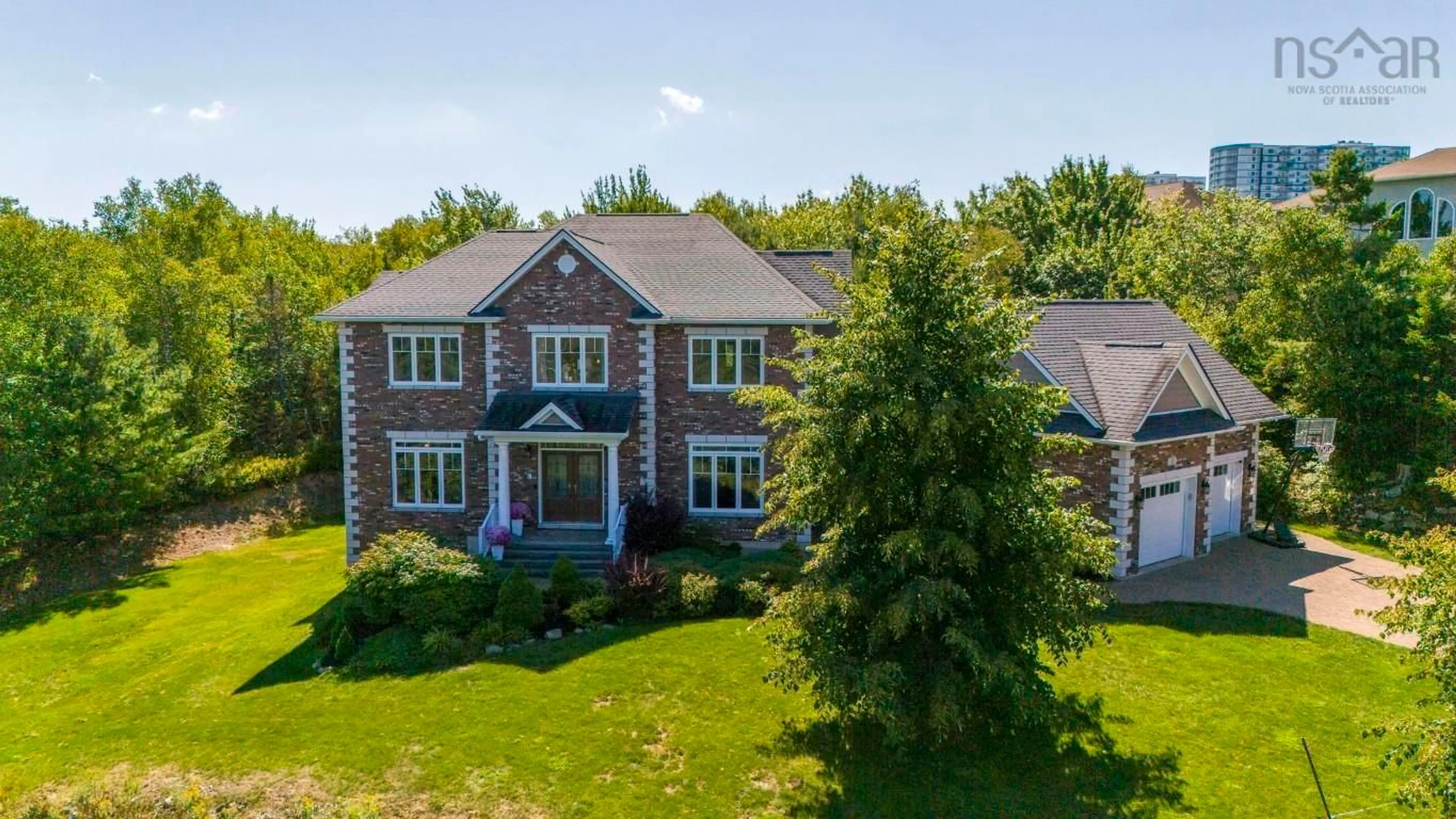 A pic from outside/outdoor area/front of a property/back of a property/a pic from drone, unknown for 35 Shaughnessy Pl, Bedford Nova Scotia B4A 0A2