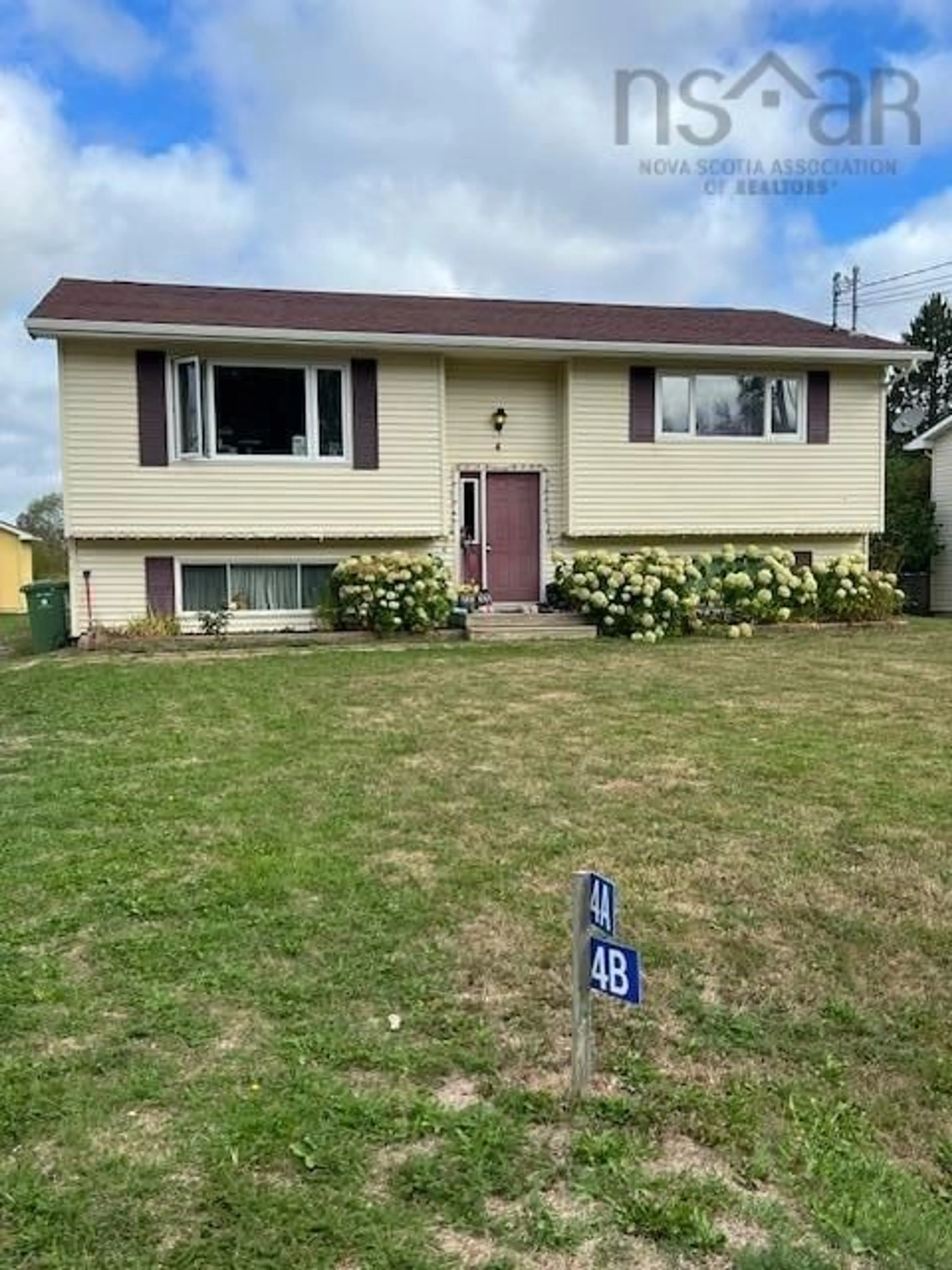 Home with vinyl exterior material, street for 4 Brook Crt, Elmsdale Nova Scotia B2S 1J8